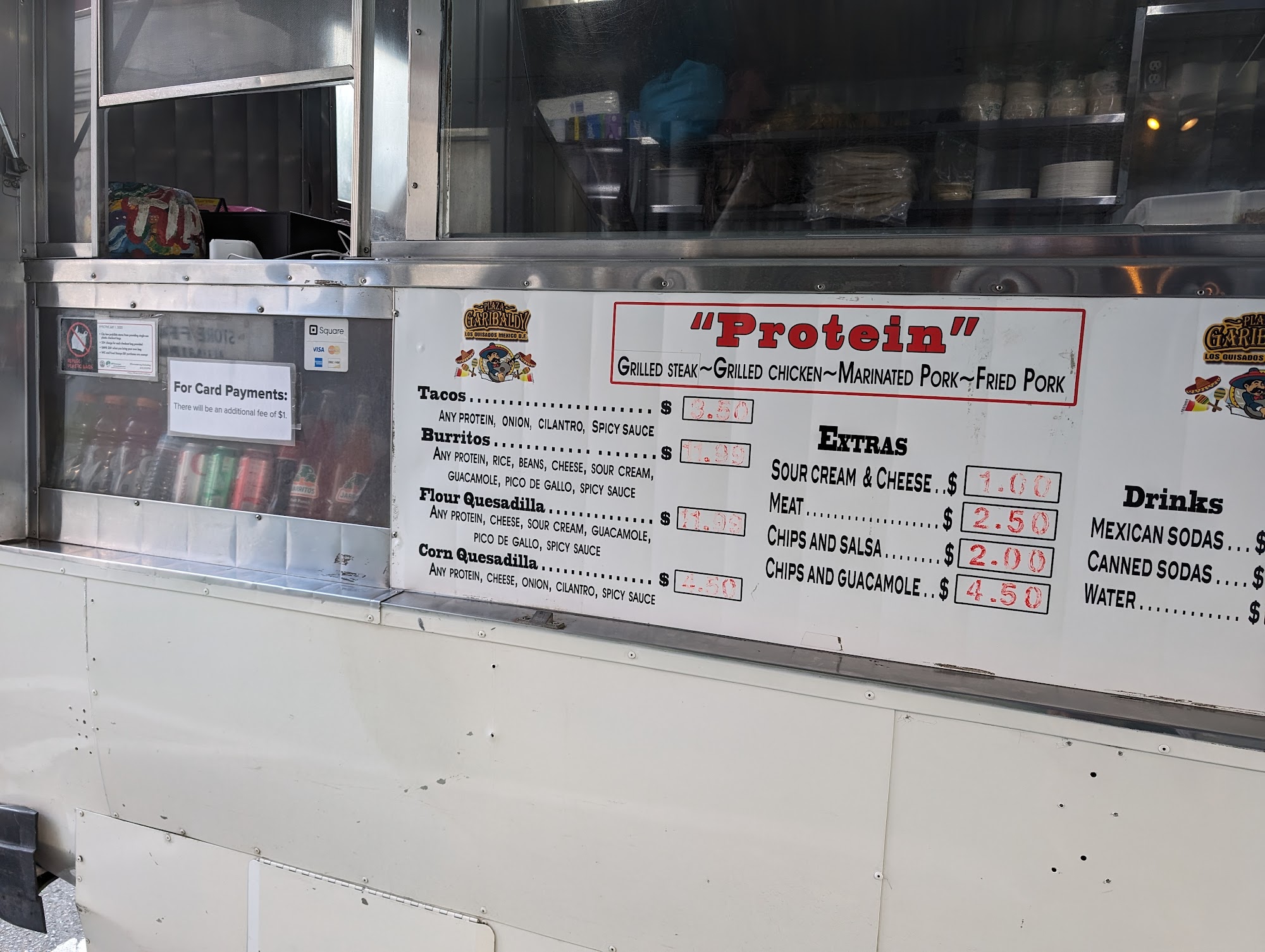 Plaza Garibaldy Menu