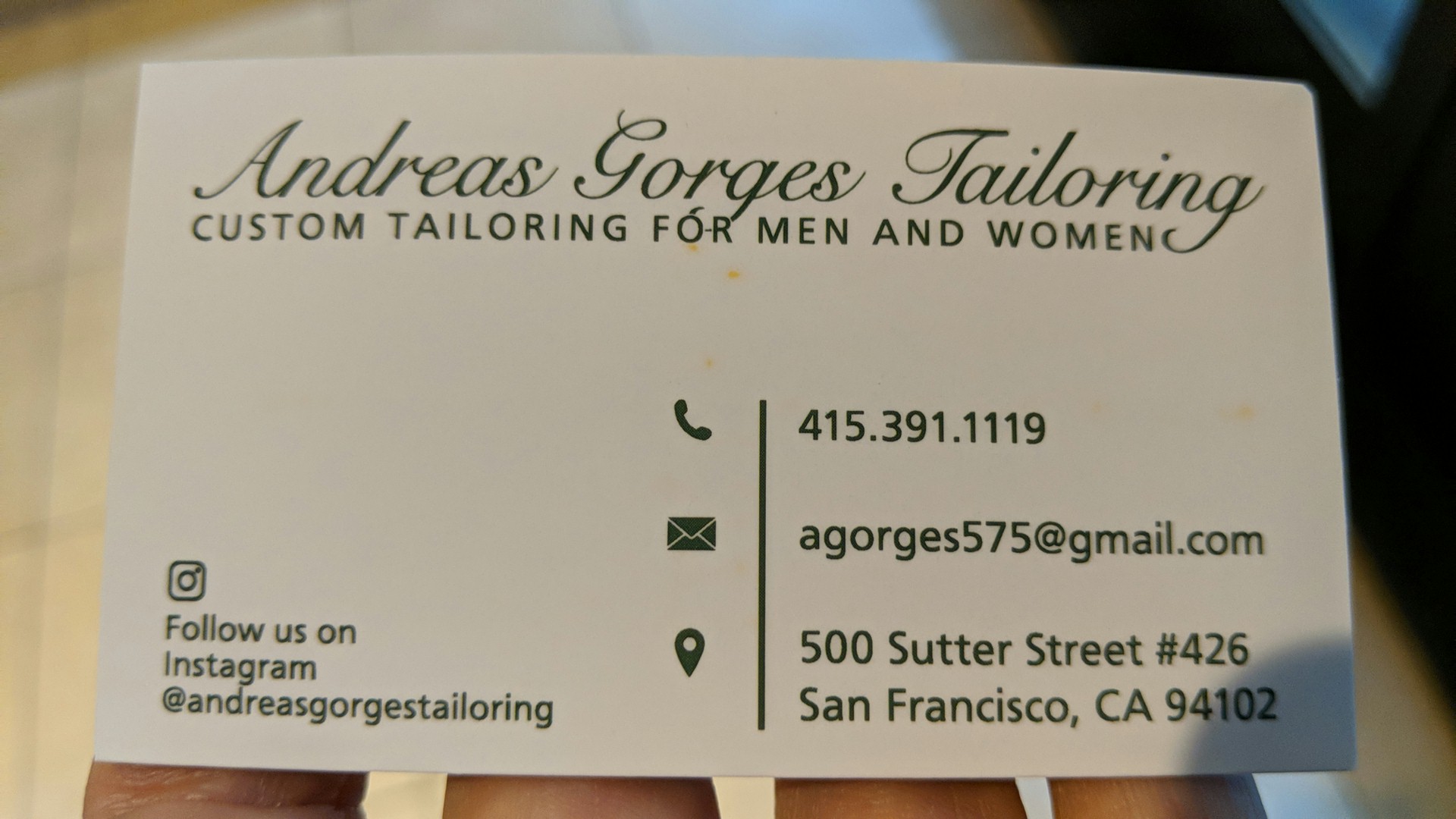 Andreas Gorges Tailoring