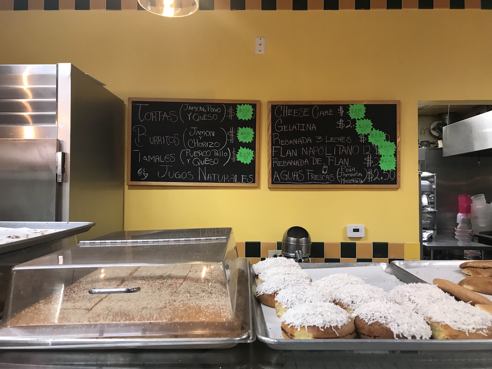 El Pan Dulce Bakery Menu