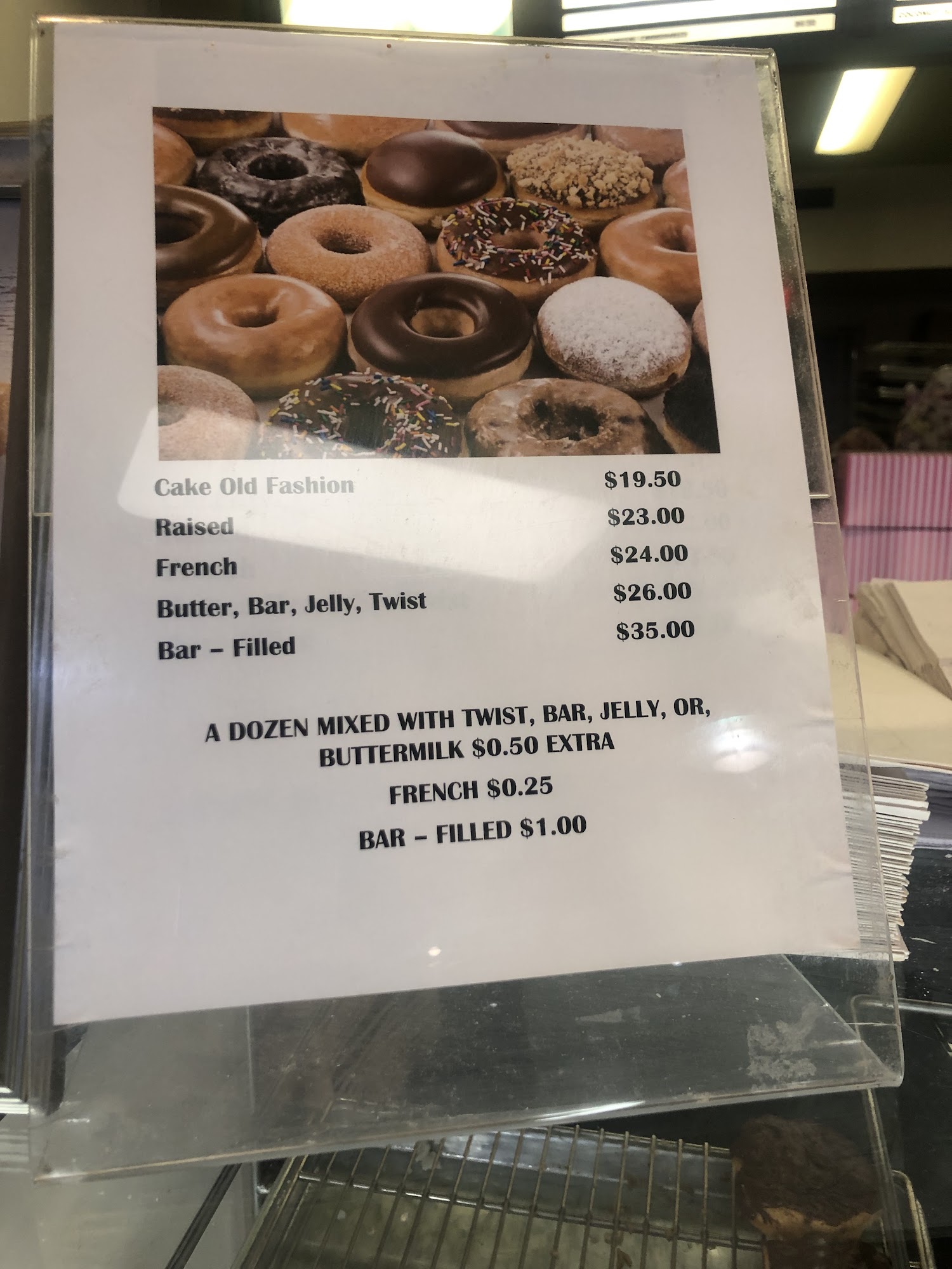 Jelly Donuts Menu