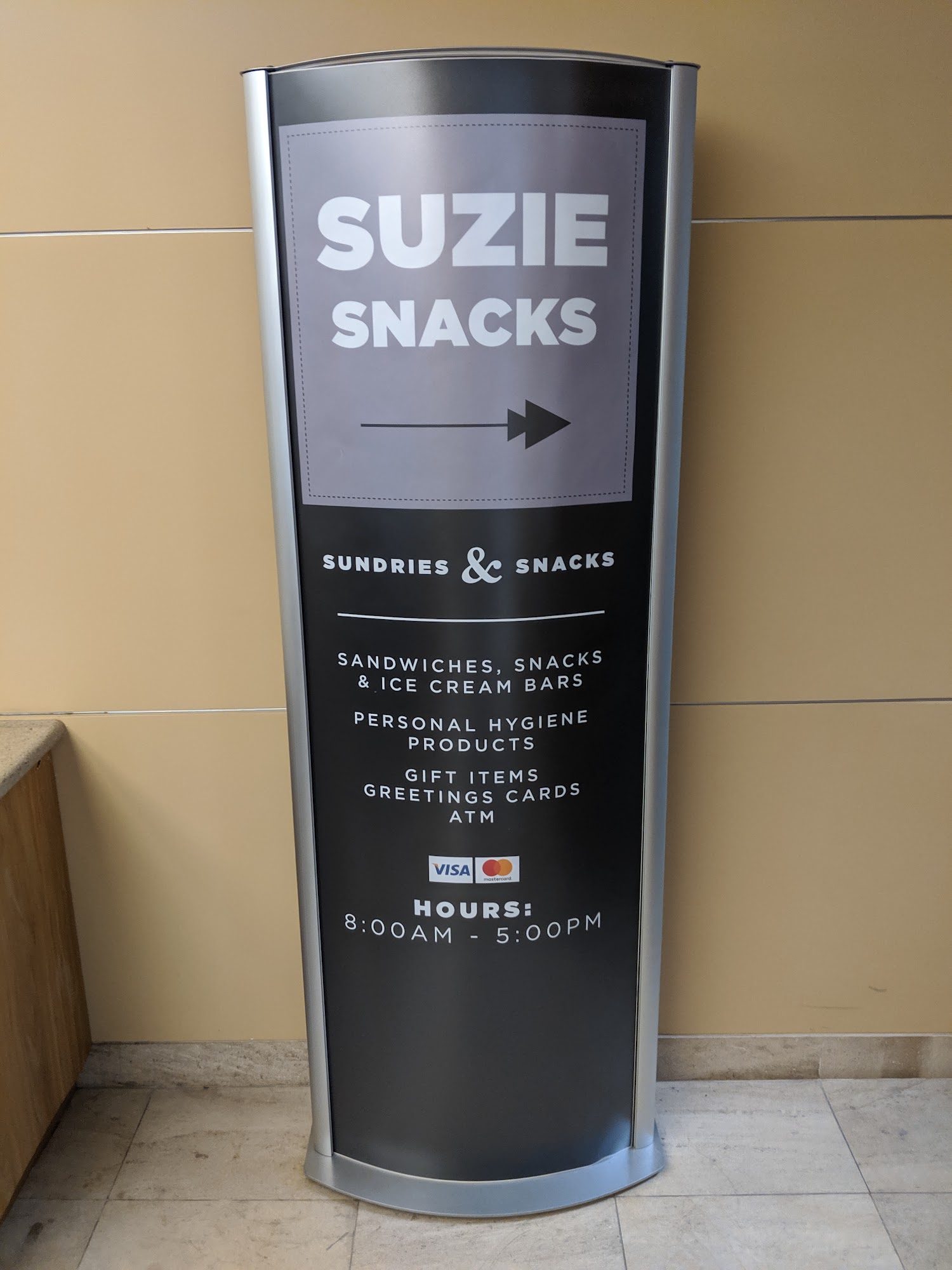Suzie Snacks Menu