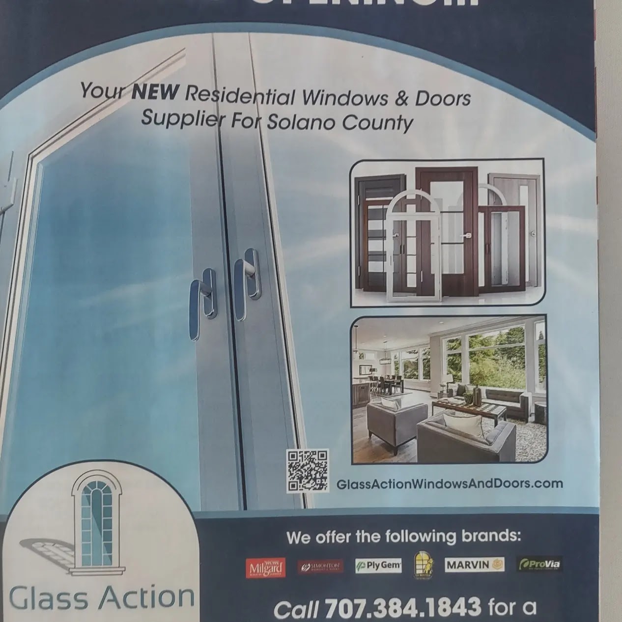 Glass Action Windows & Doors 50 Main St Suite B, Suisun City California 94585