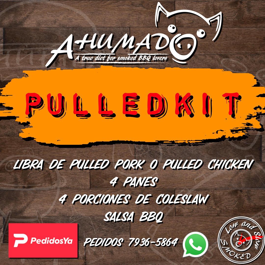Ahumado Barbecue Menu