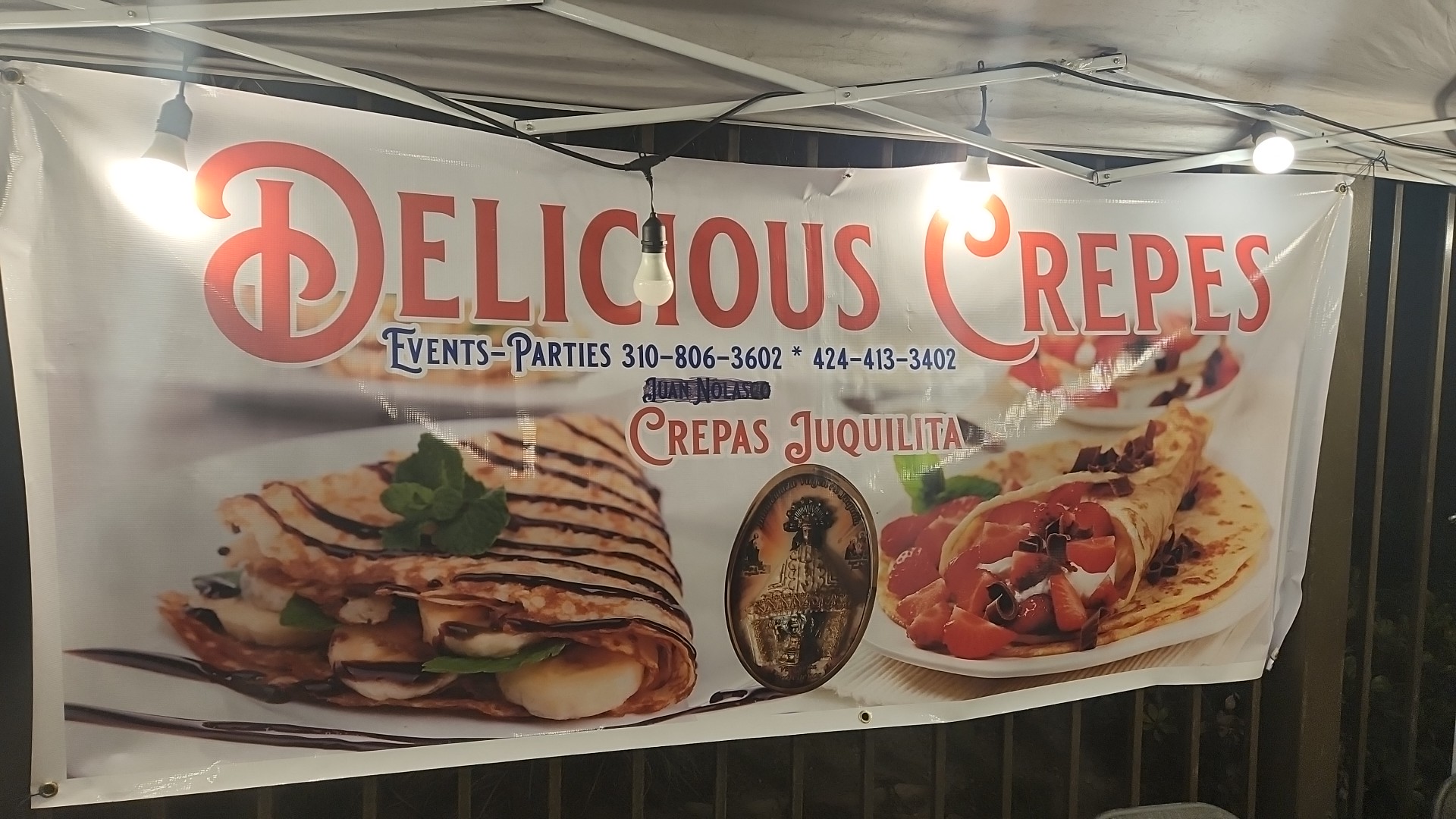 Crepas Juquilita Menu