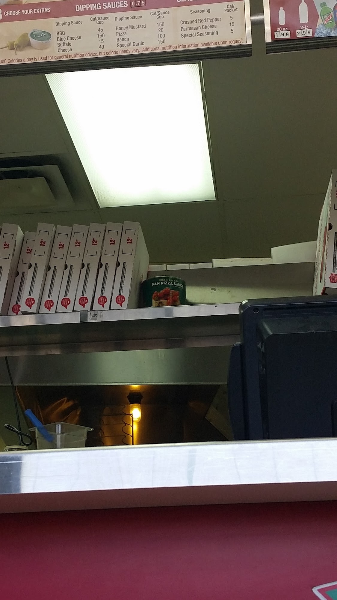 Papa Johns Pizza Menu