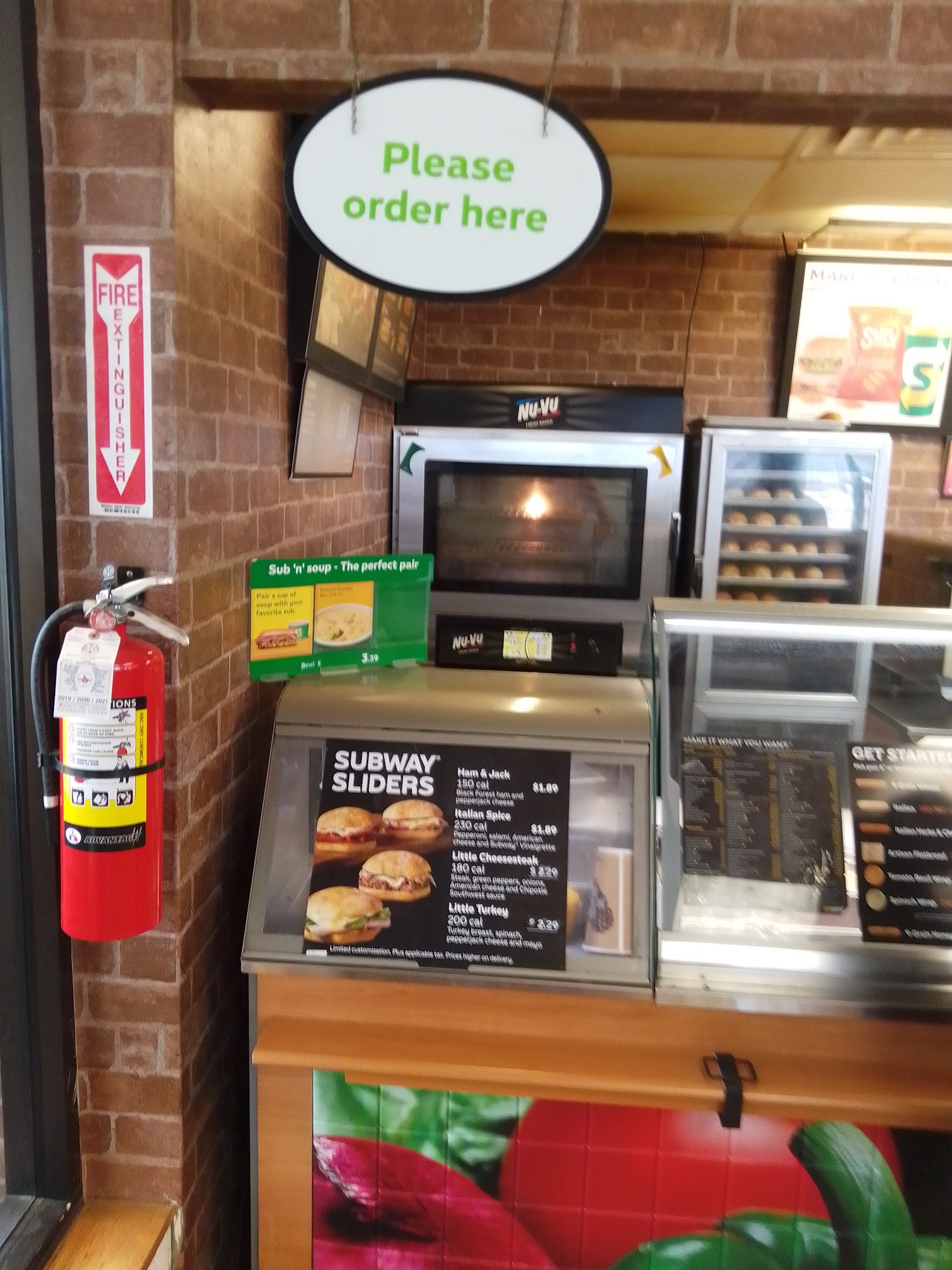 Subway Menu