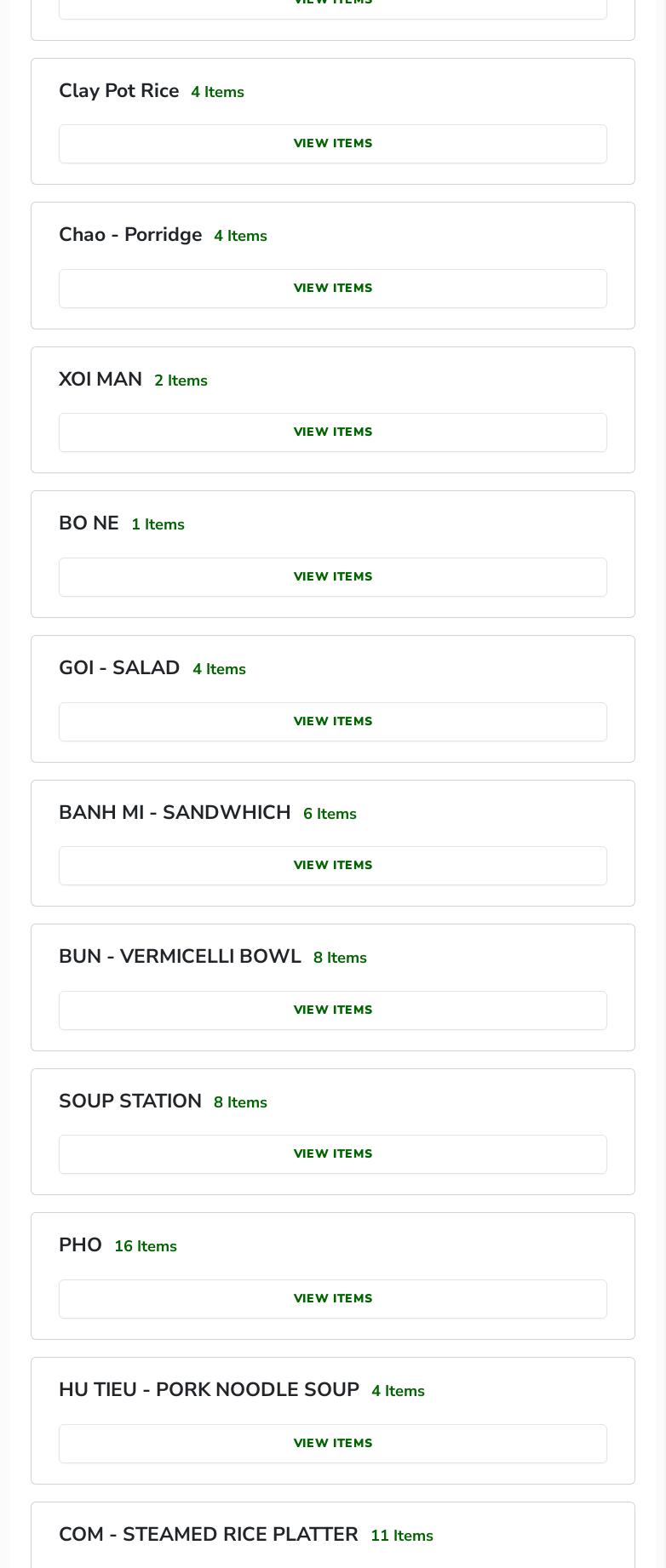 Vinameals (Littleton) Menu