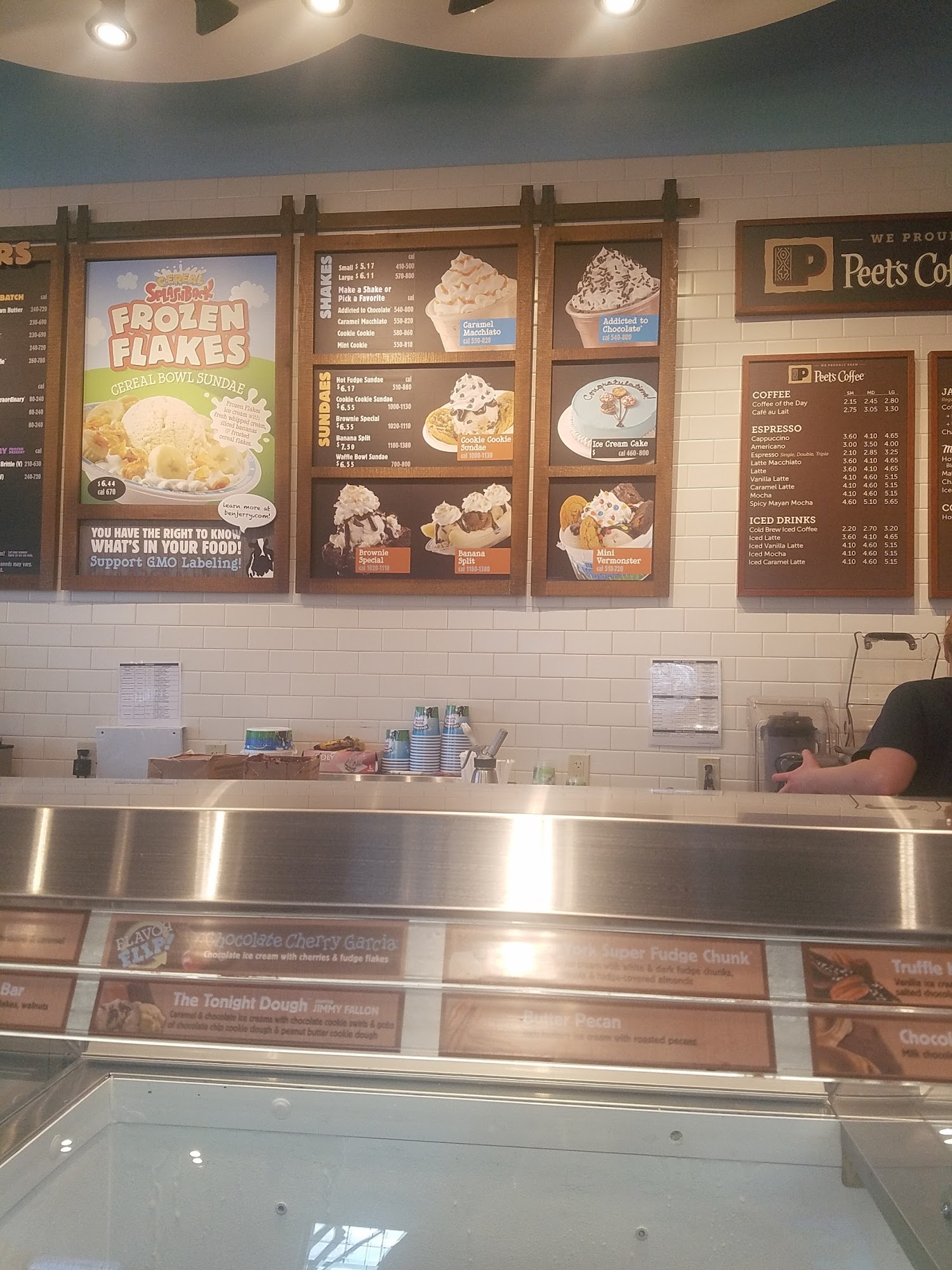 Ben & Jerry’s Menu