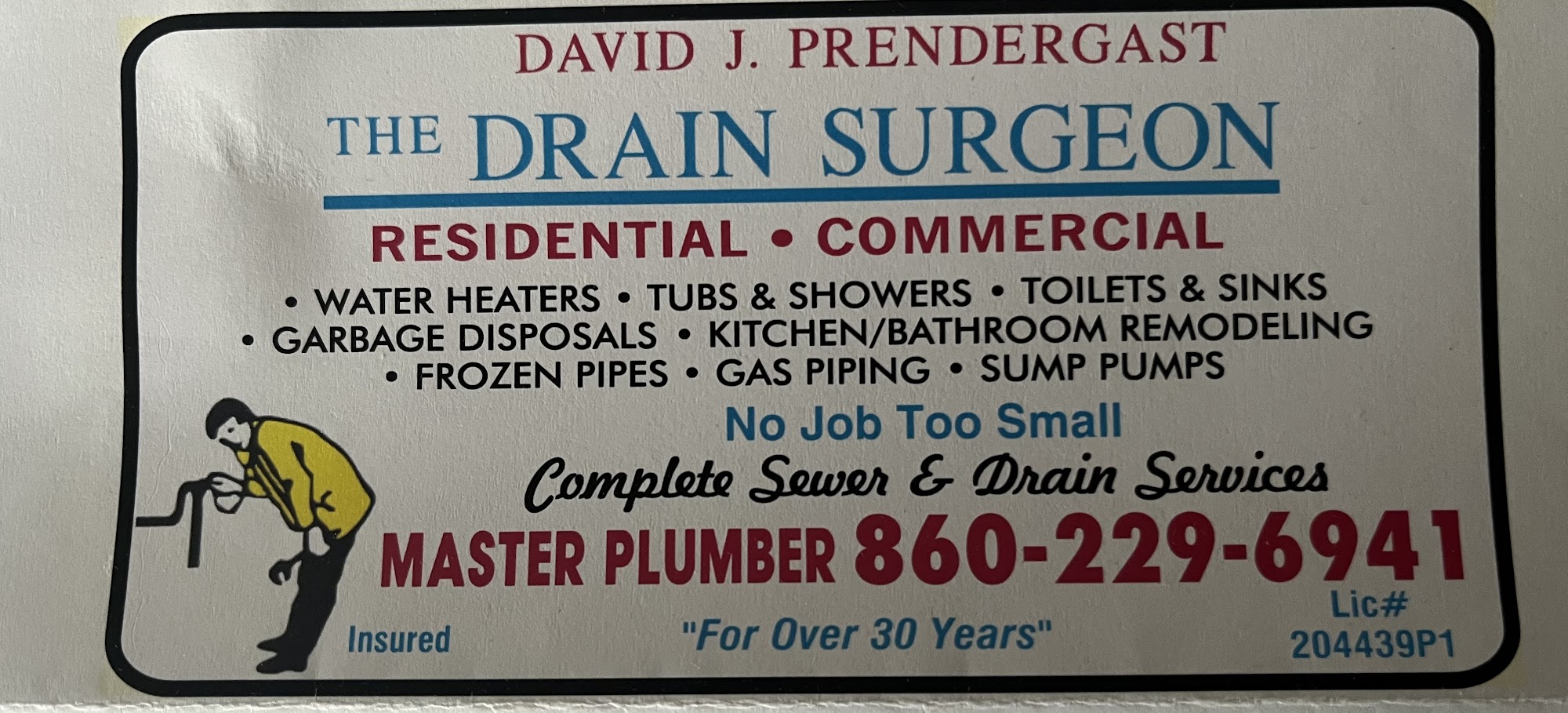 Prendergast David J. The Drain Surgeon