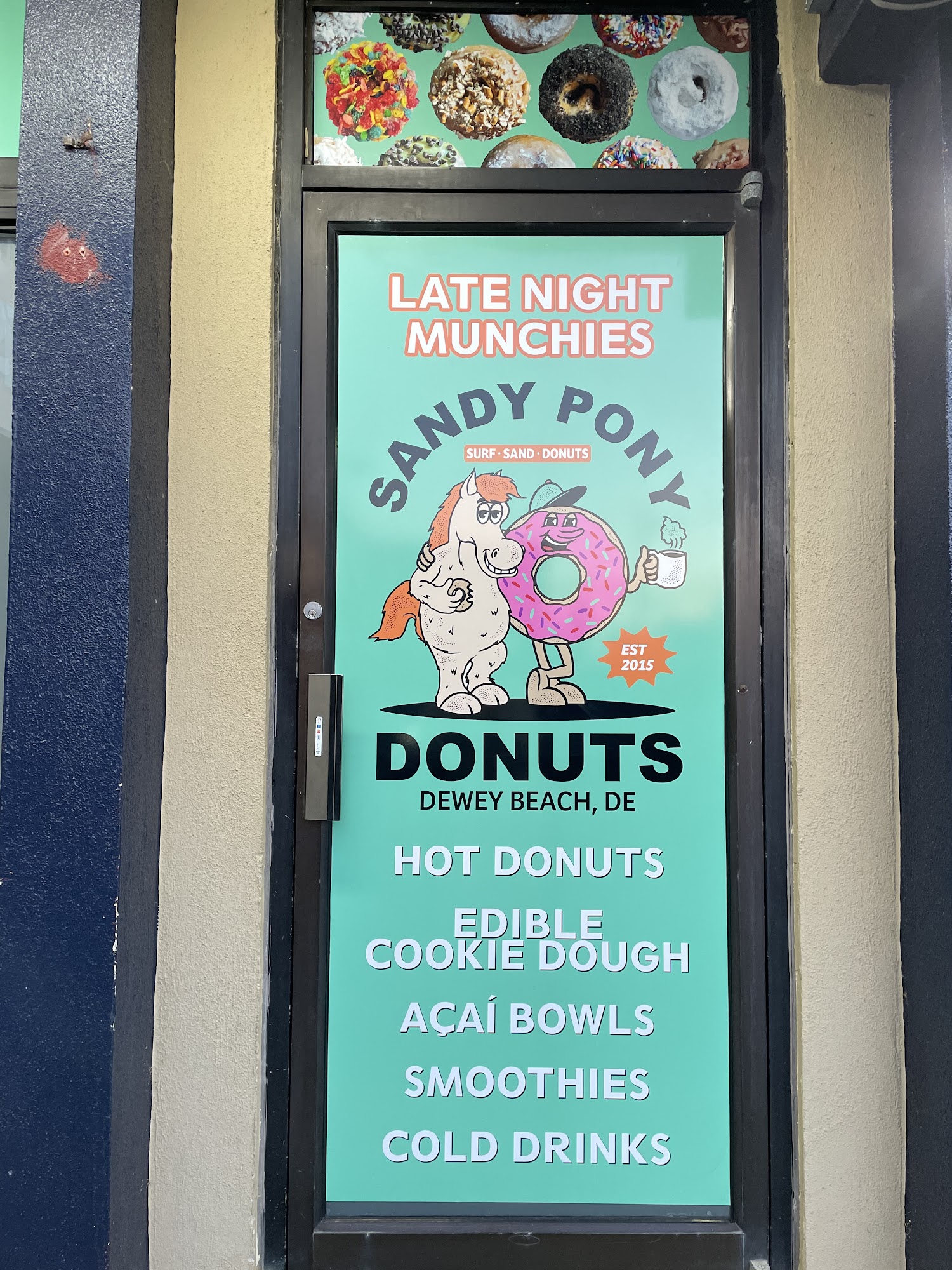 Sandy Pony Donuts & Acai Bowls Menu