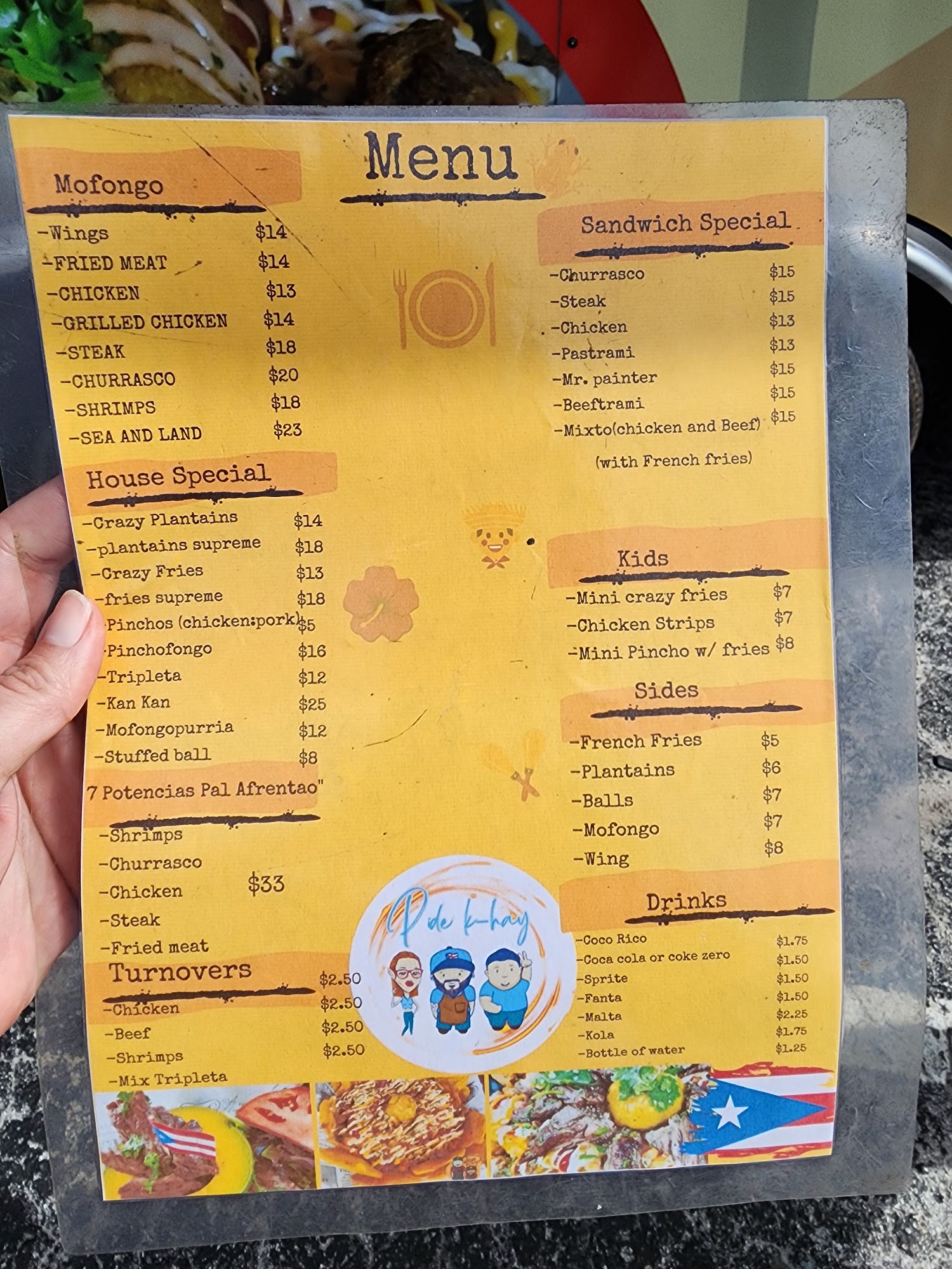 Pide K Hay Menu