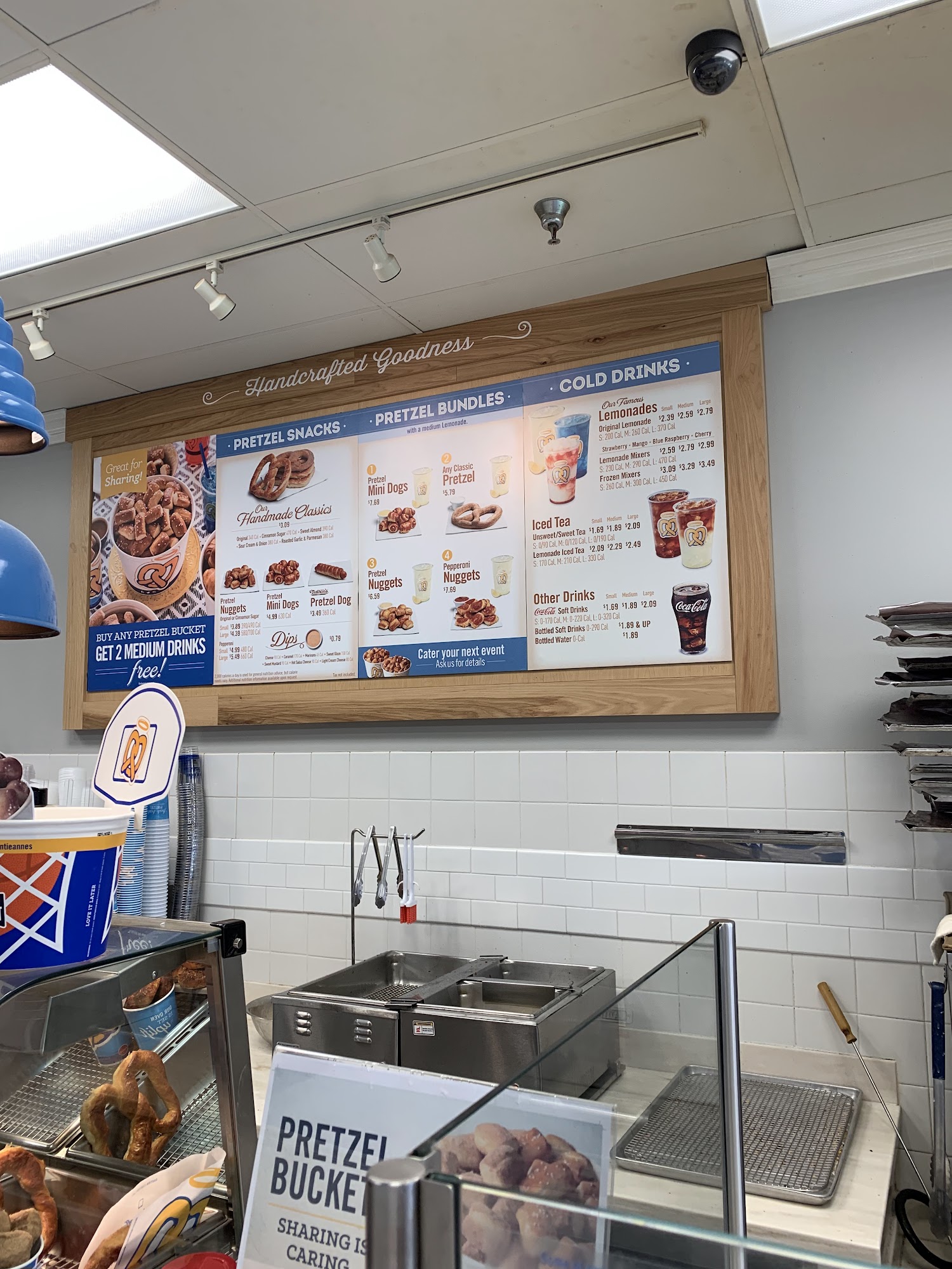Auntie Anne's Menu