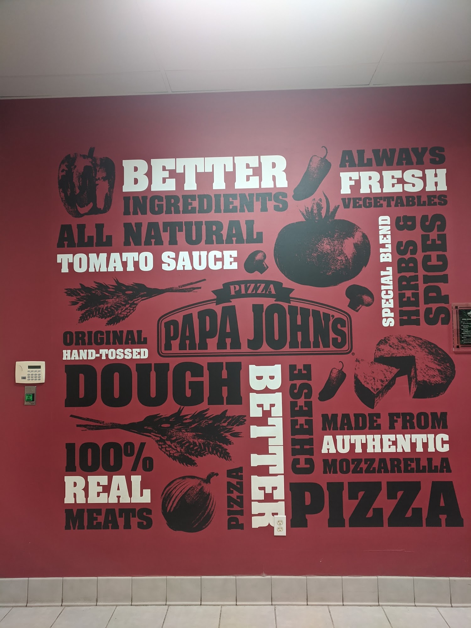 Papa Johns Pizza Menu