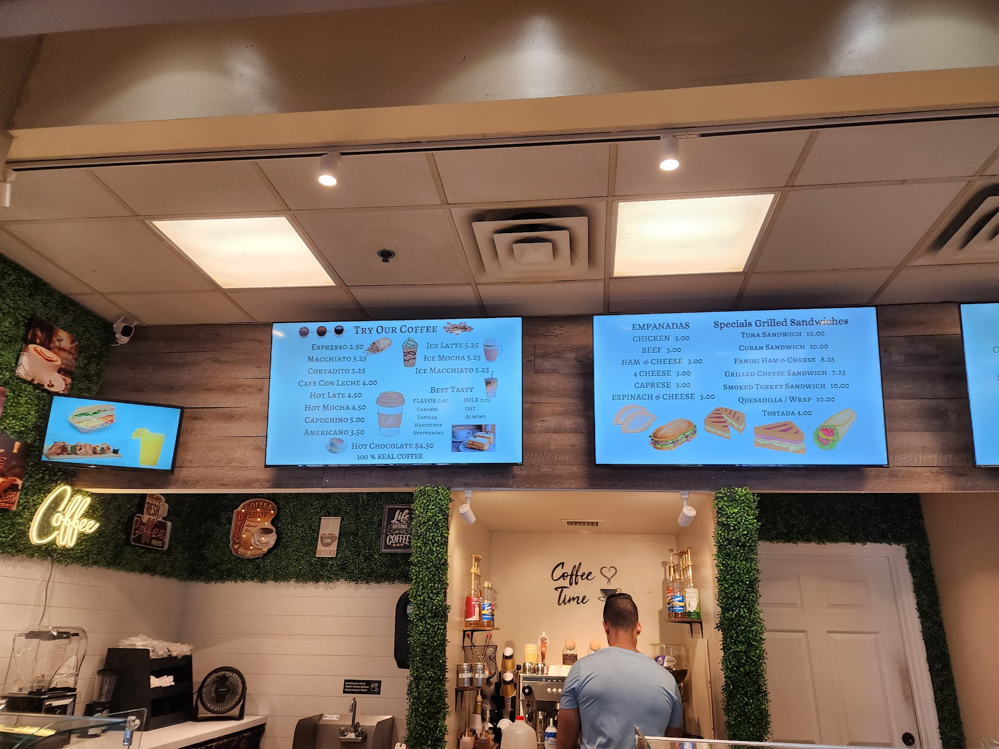 Passion 4 Coffee Menu