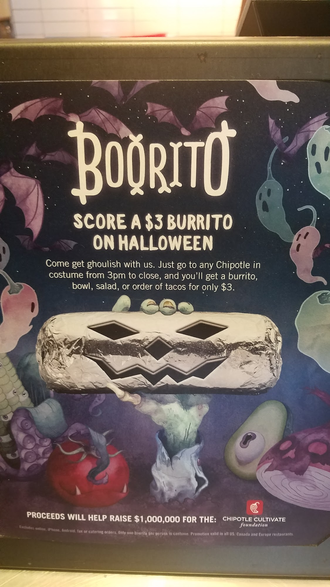 Chipotle Mexican Grill Menu