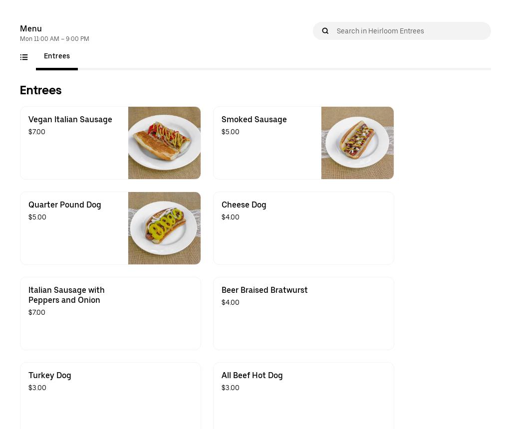 Sunshine Jerk and Grill Menu