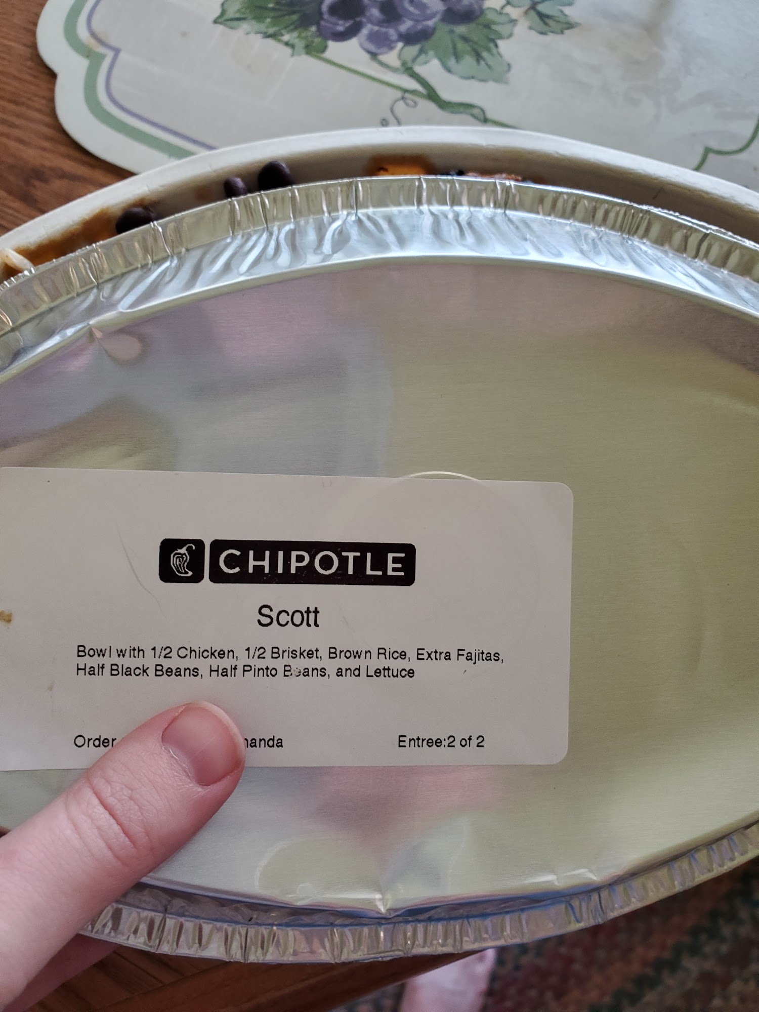 Chipotle Mexican Grill Menu