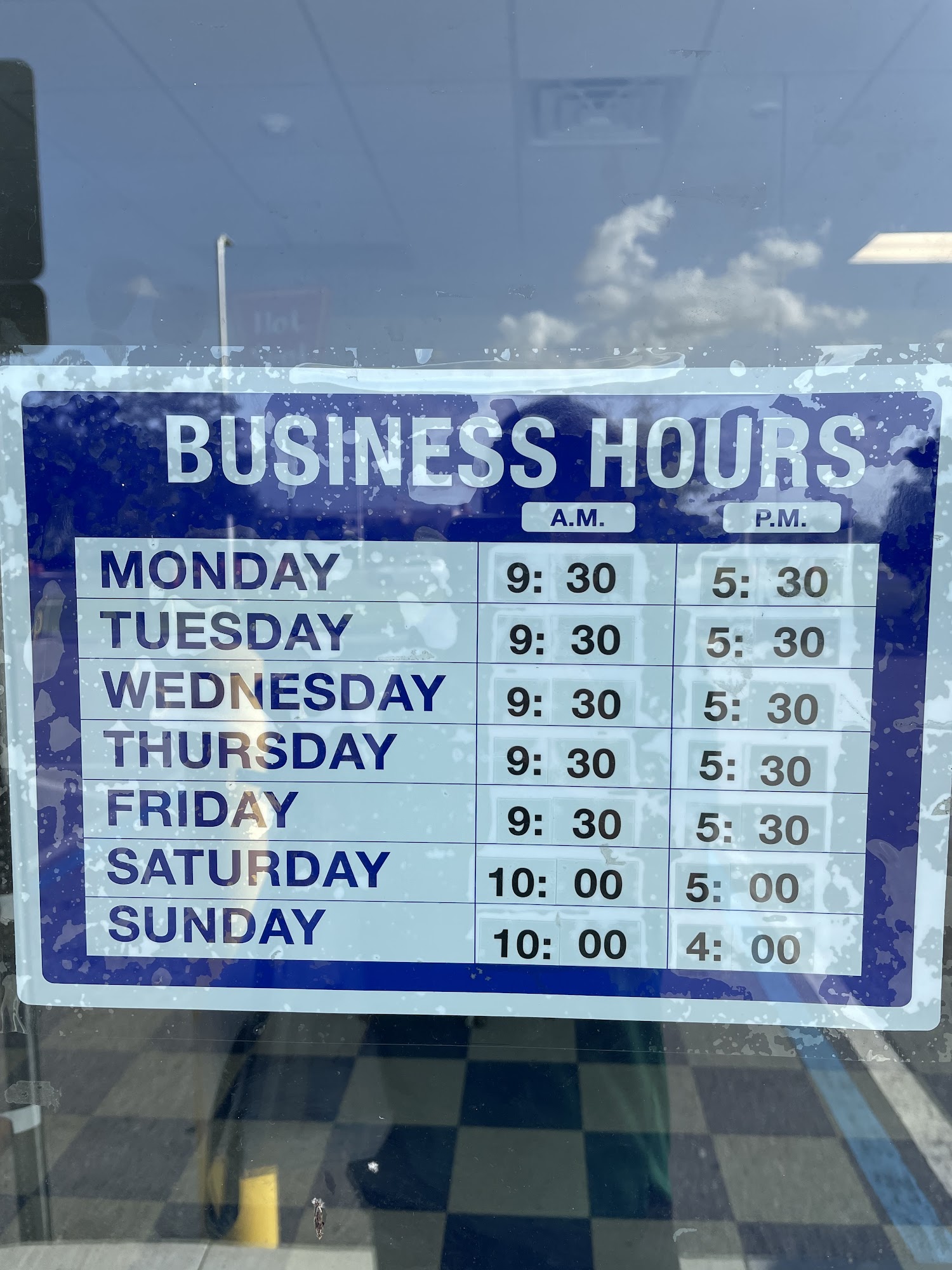 Flowers Bakery Outlet Menu