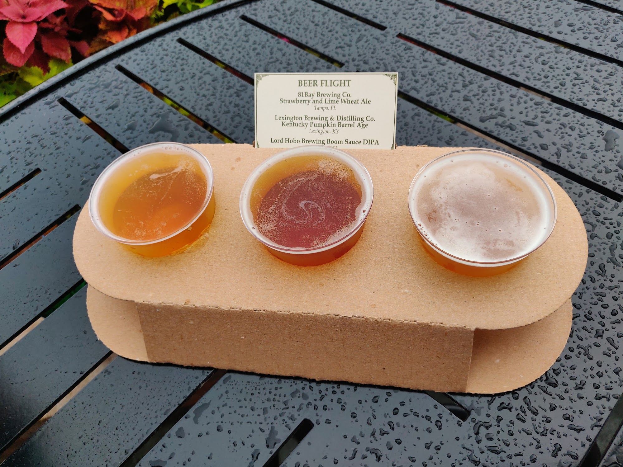 Hops and Barley Menu