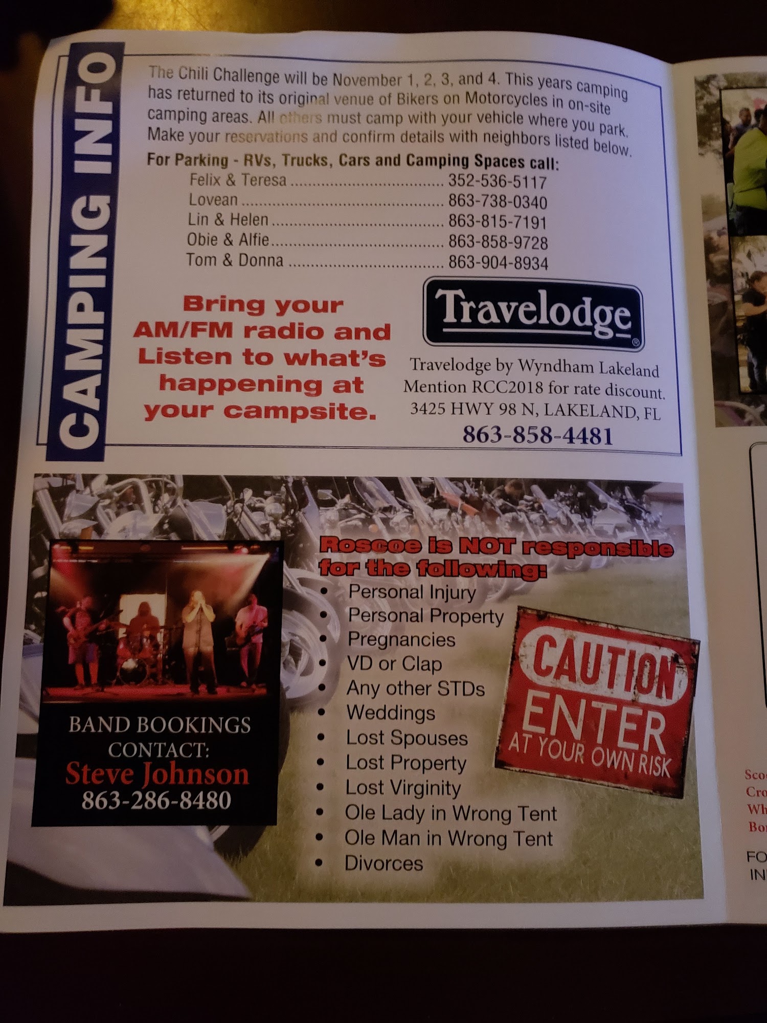 T-Bows 33 Lounge & Package Menu