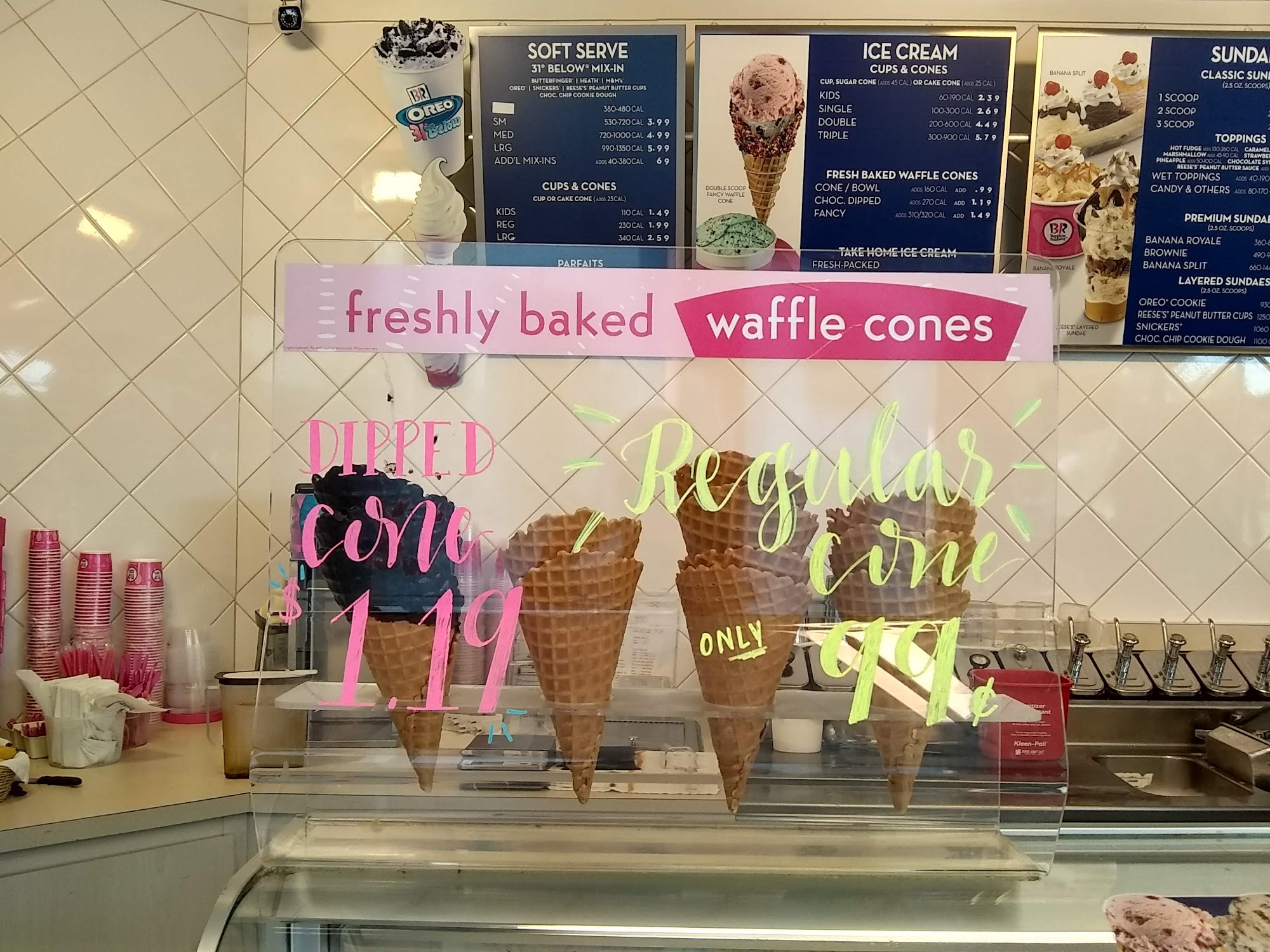 Baskin-Robbins Menu