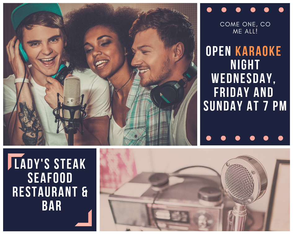 Lady’s Steak Seafood Restaurant & Bar Menu