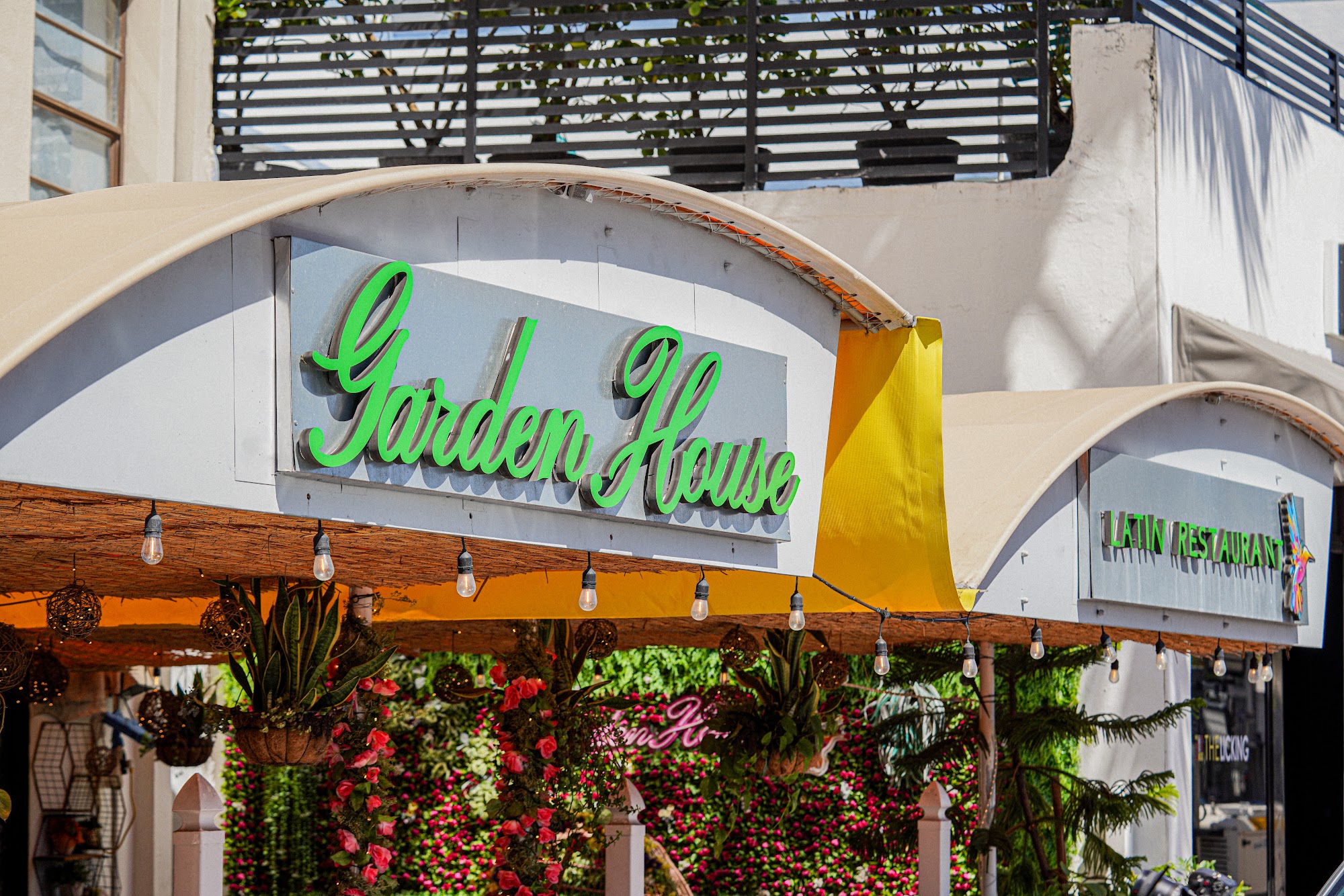 Garden House Latin Restaurant in Miami Beach