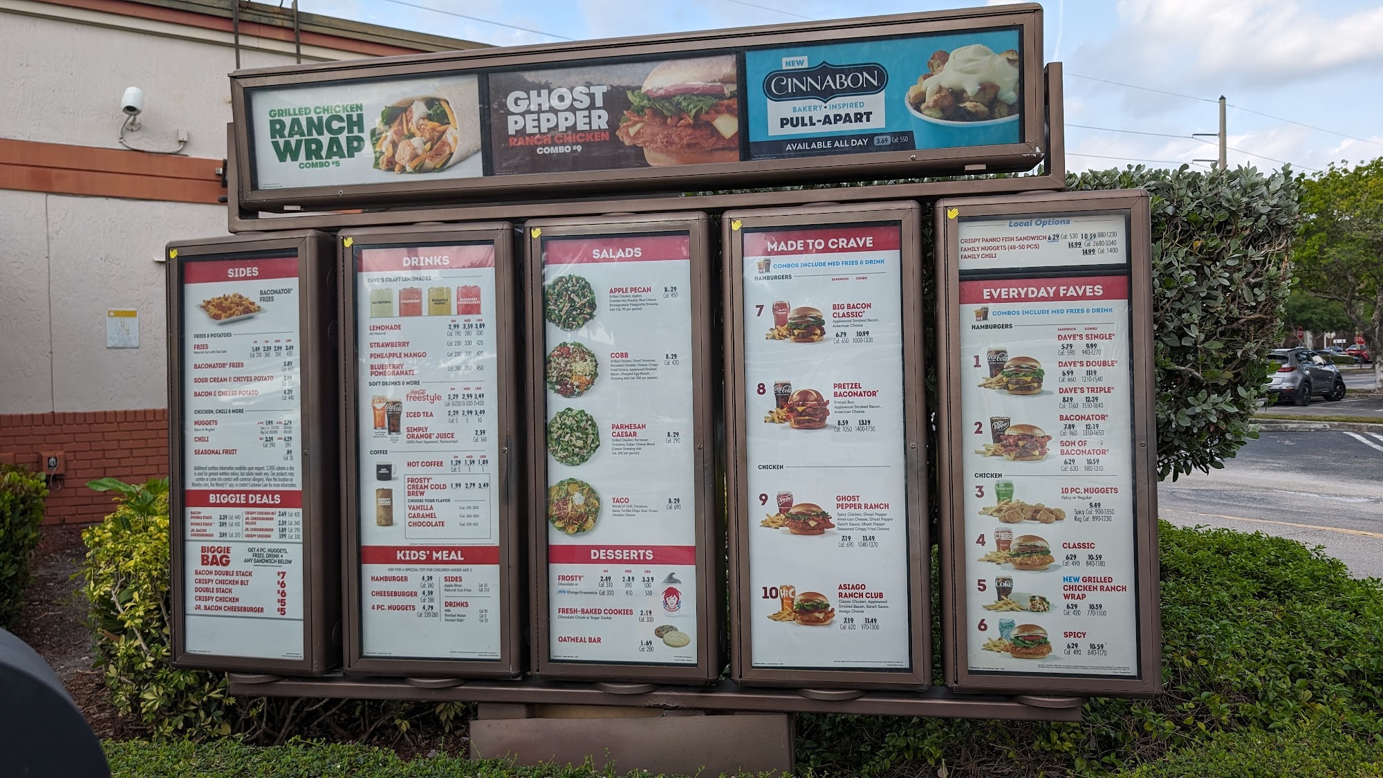 Wendy's Menu