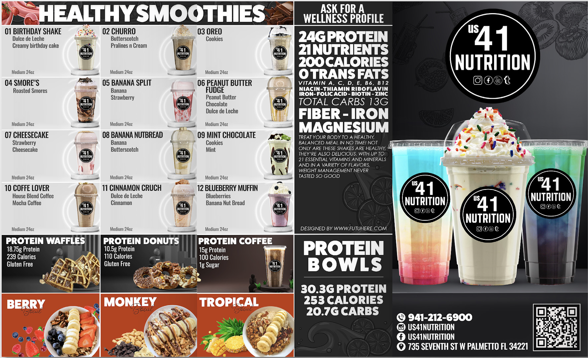 US 41 Nutrition Menu