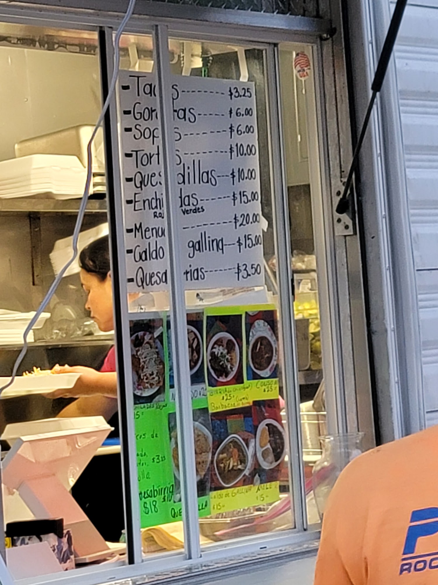 Tacos La Pasadita, Inc. Menu