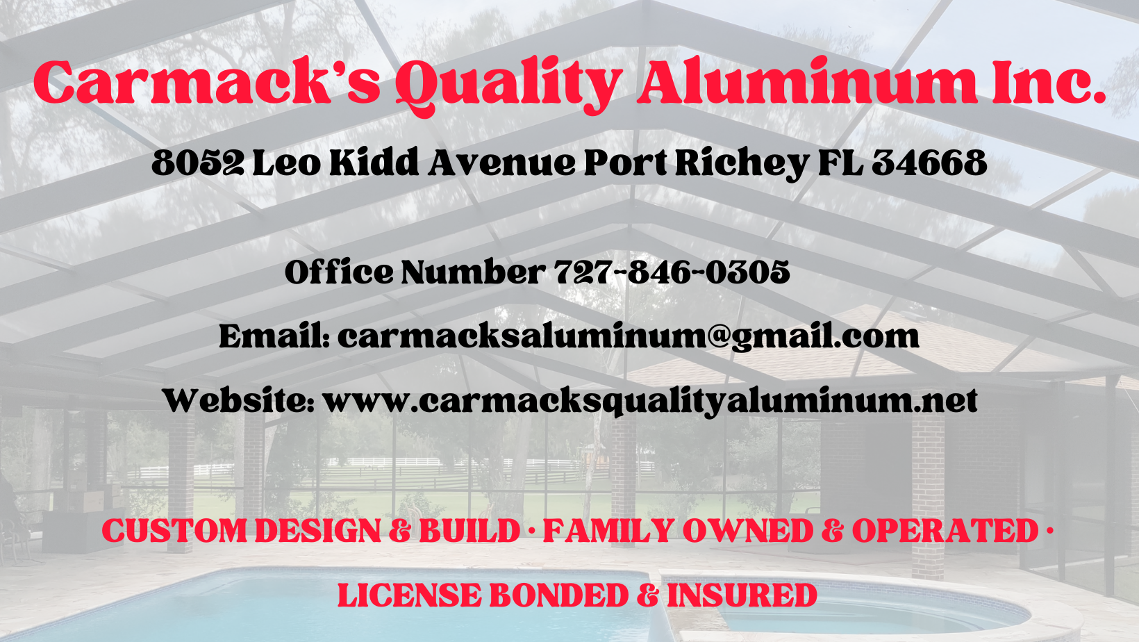 Carmack's Quality Aluminum Inc