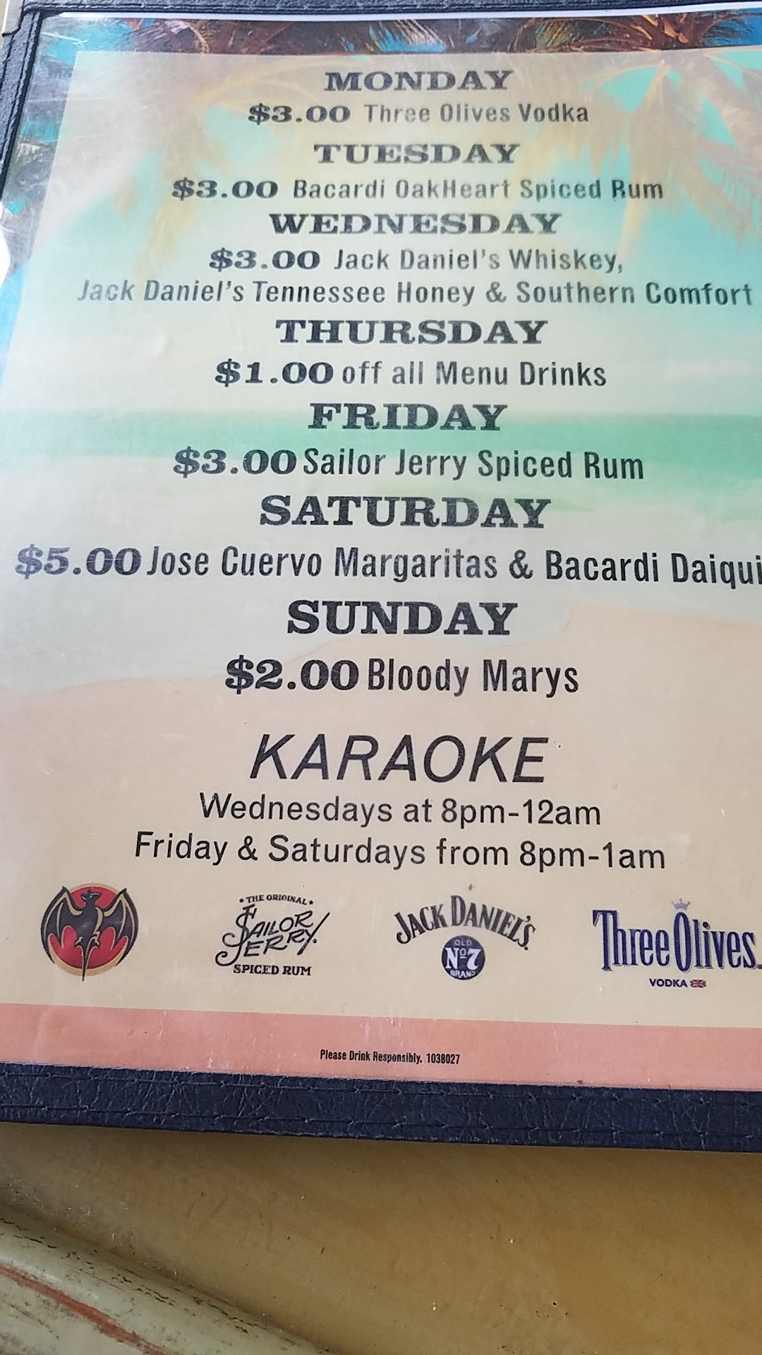 Tiki Hut bar and grill, Seffner Menu, Reviews (165), Photos (52