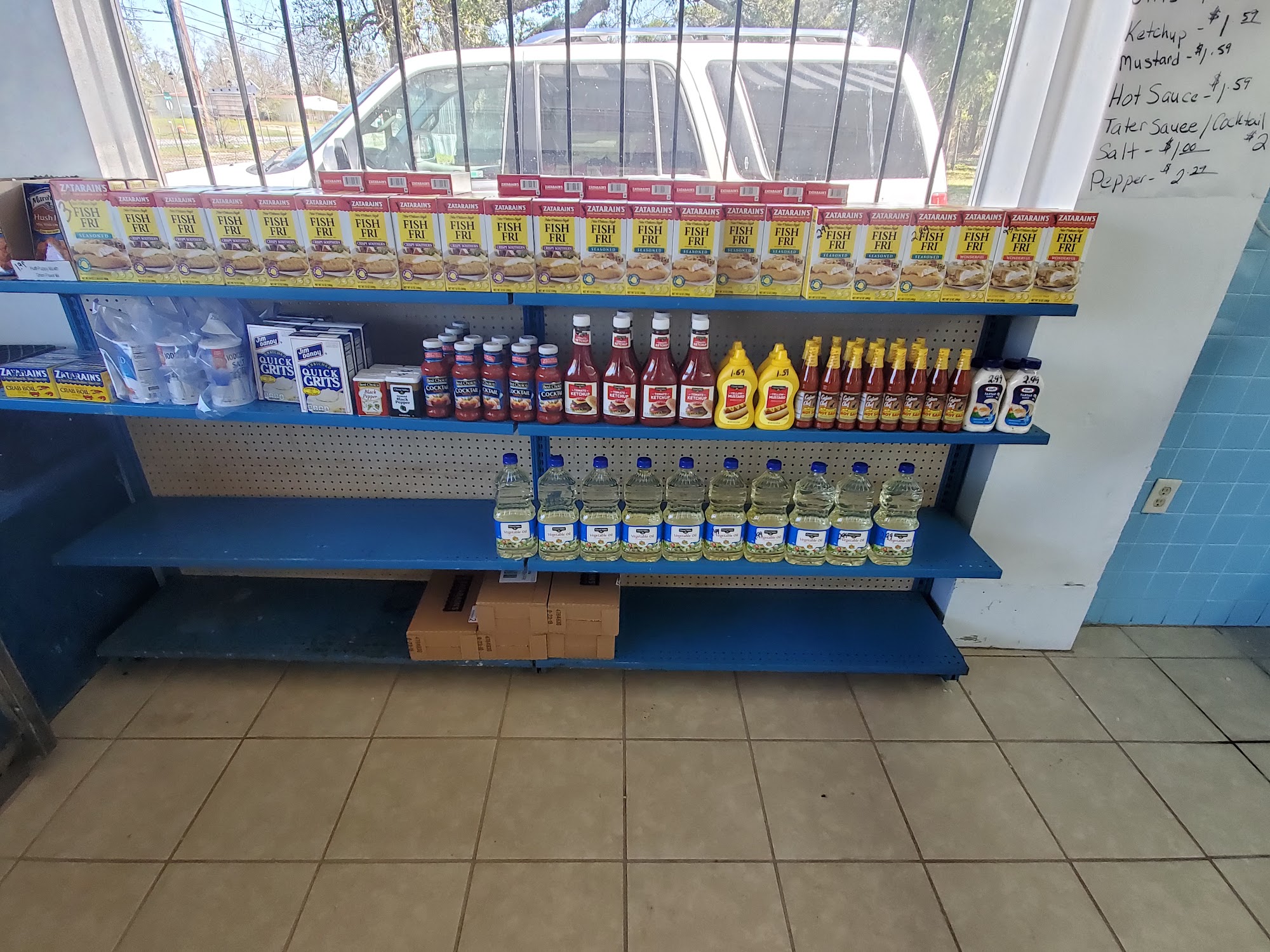 White's Seafood Menu