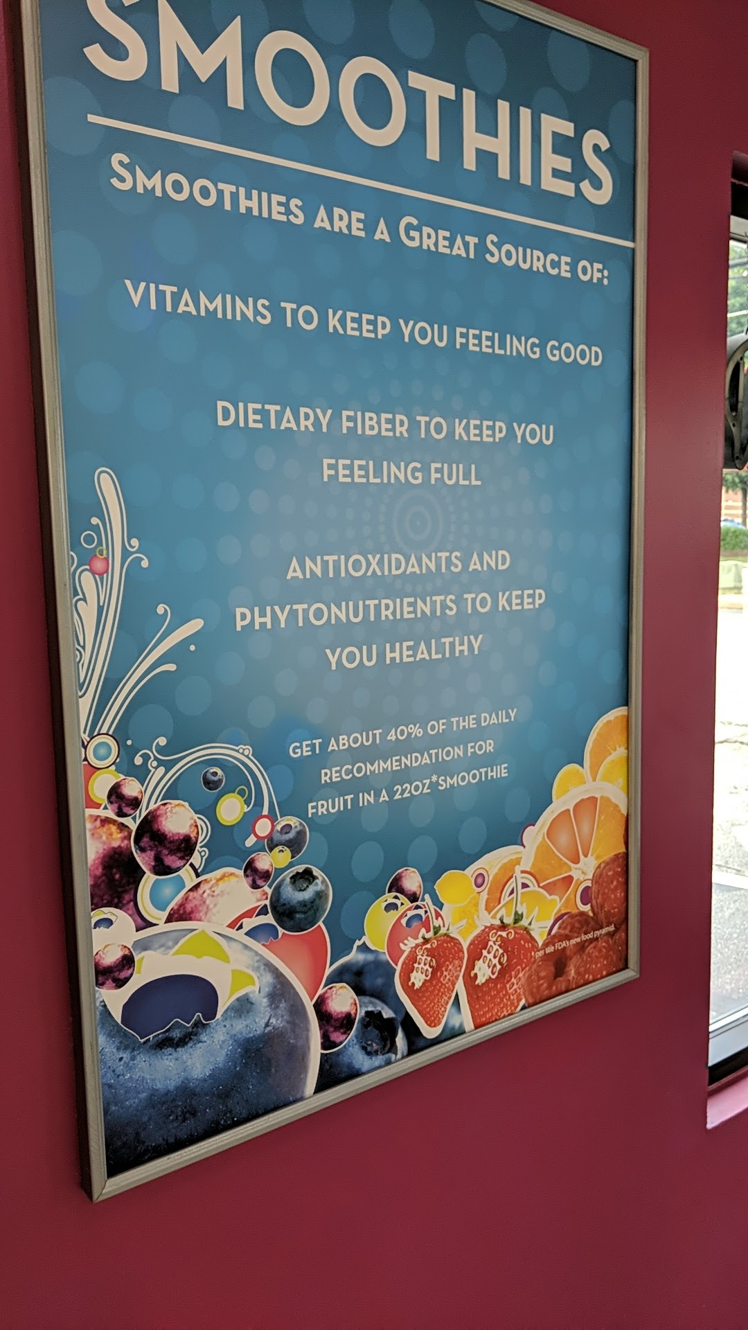 Planet Smoothie Menu