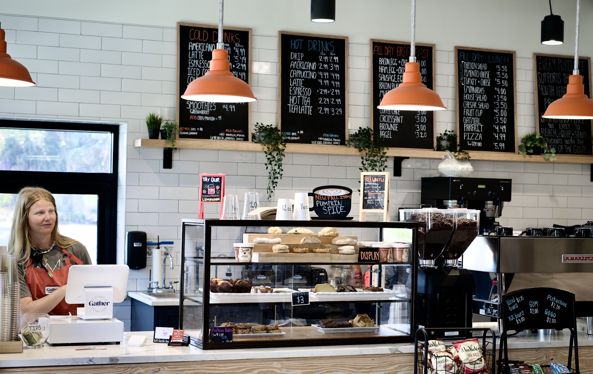 Gather Thrift & Cafe Menu