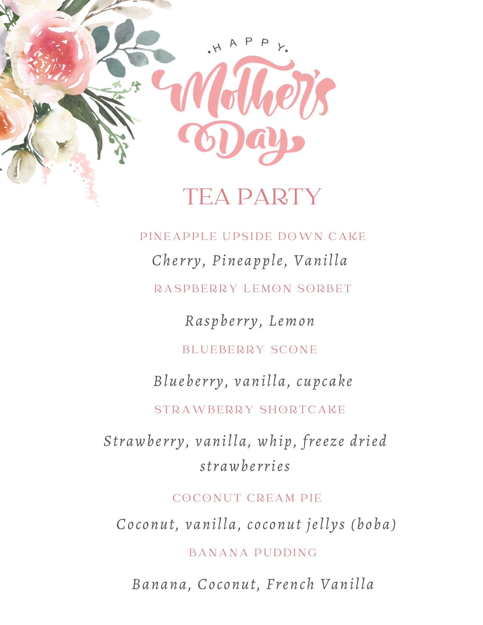 Brave Coffee and Tea Menu