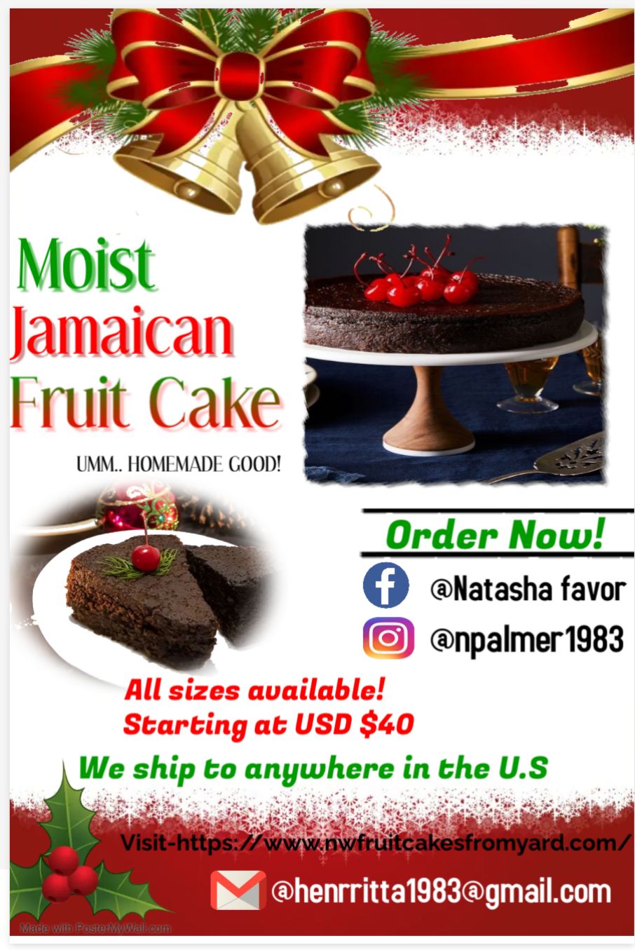 Nwfruitcakesfromyard Menu