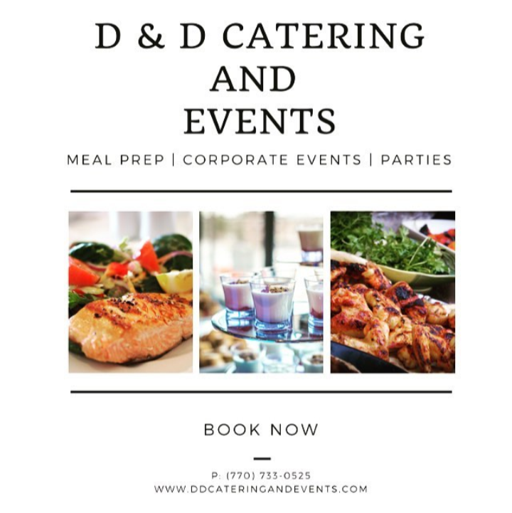D&D Catering and Events, LLC Menu