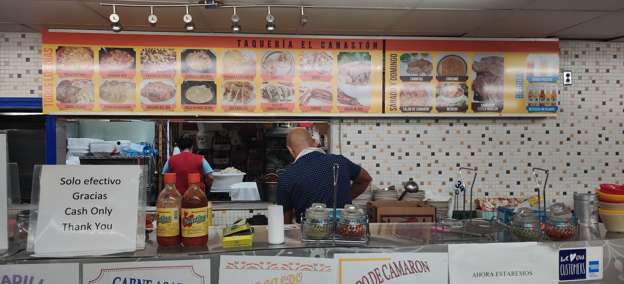 Taqueria El Canaston #2 Menu