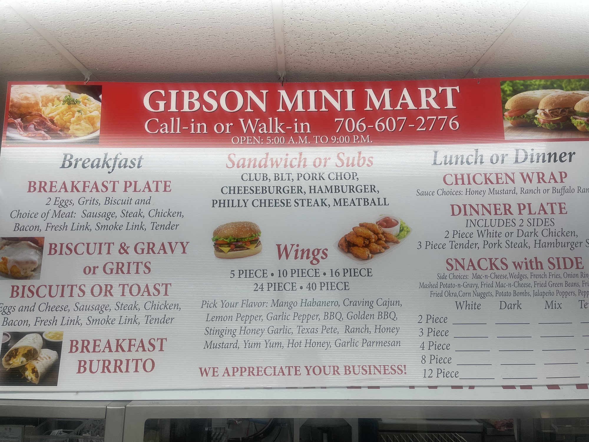 GIBSON MINI MART