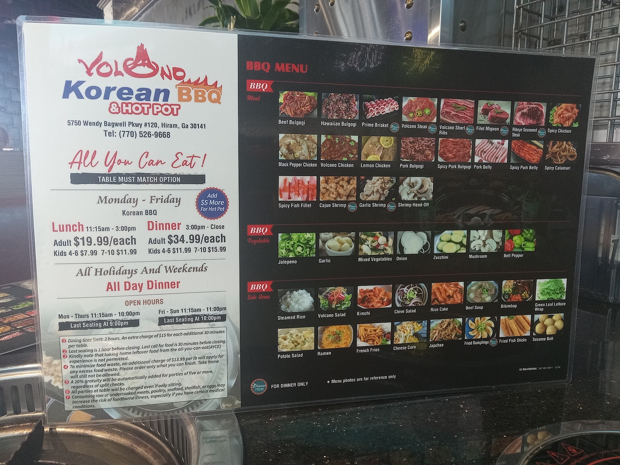 Volcano Korean BBQ Hot Pot Hiram Menu Reviews 373 Photos 17 volcano-korean-bbq-hot-pot-hiram-menu-reviews-373-photos-17