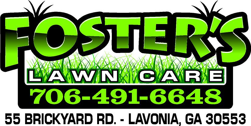 Fosters's Lawn Care Inc. 55 Brickyard Road, Lavonia Georgia 30553