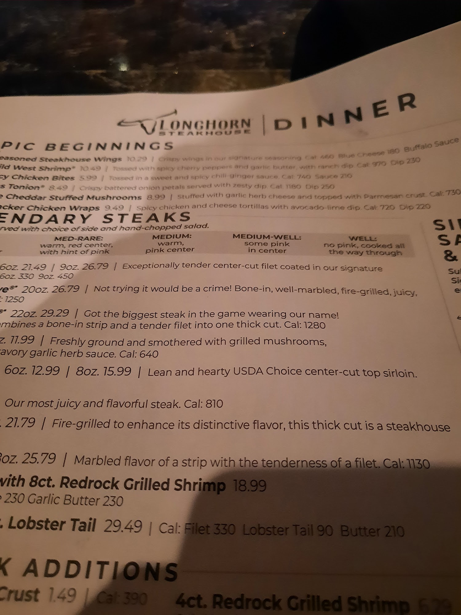 LongHorn Steakhouse, Morrow - Menu, Reviews (384), Photos (82 ...