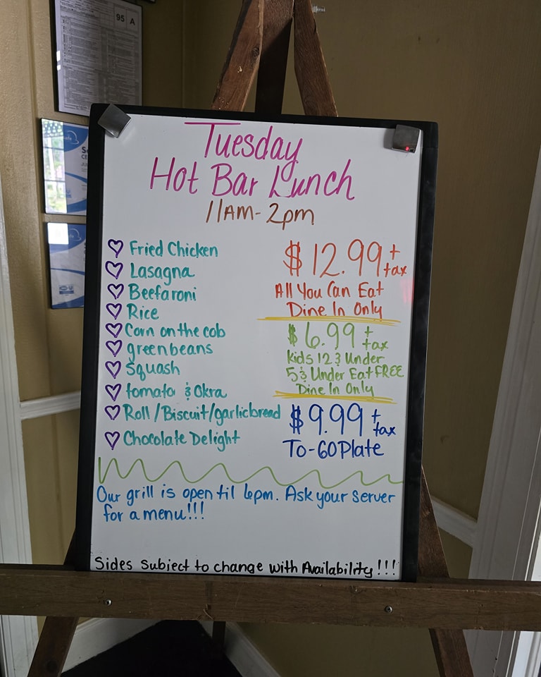 Mama D's Sweet Shop Menu