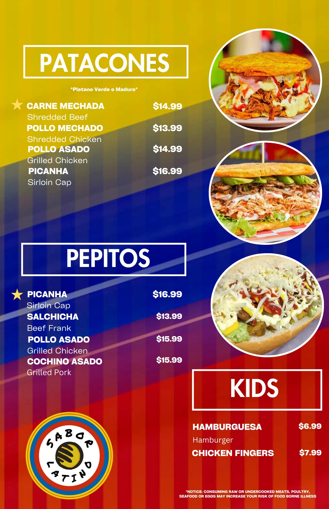 Sabor Latino Venezuelan Restaurant, Warner Robins Menu, Reviews