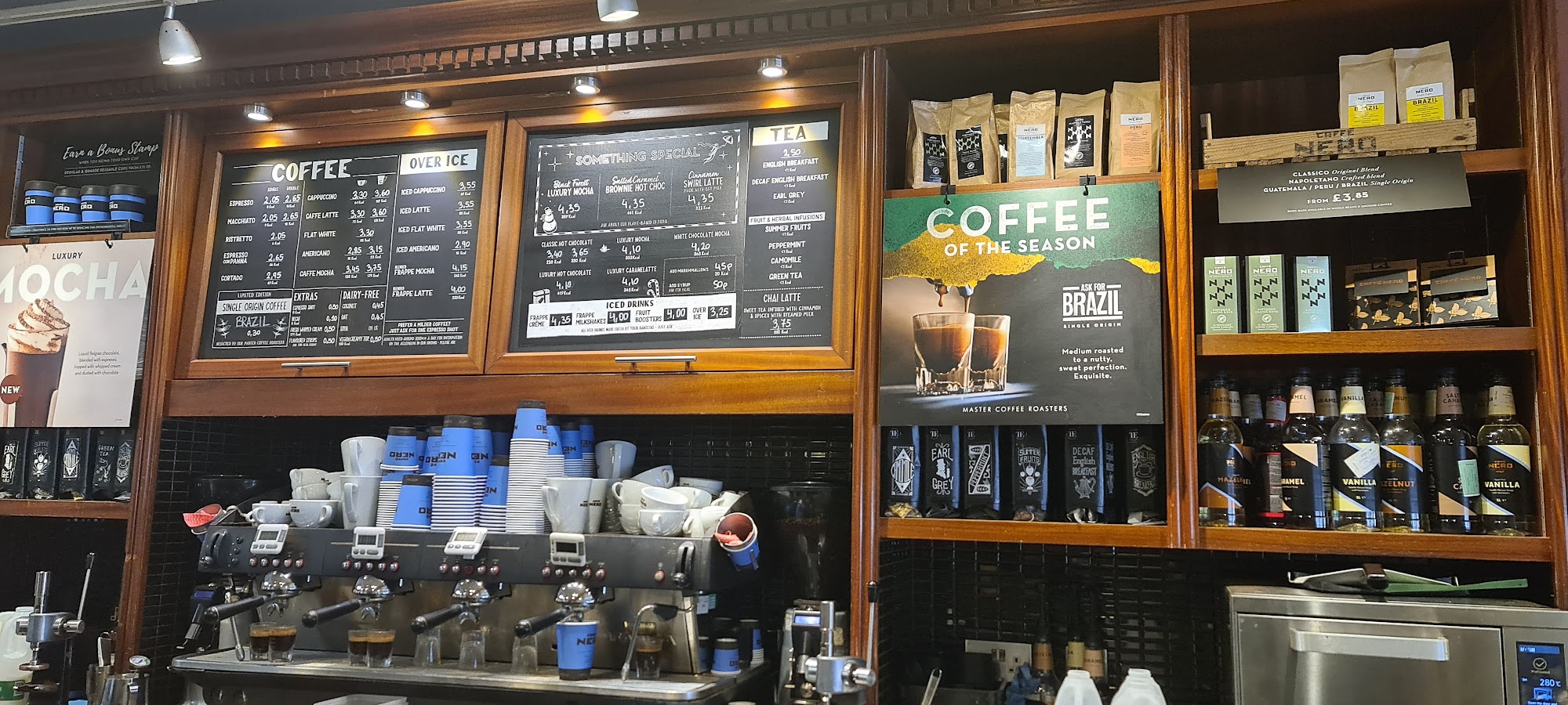 Caffè Nero Menu
