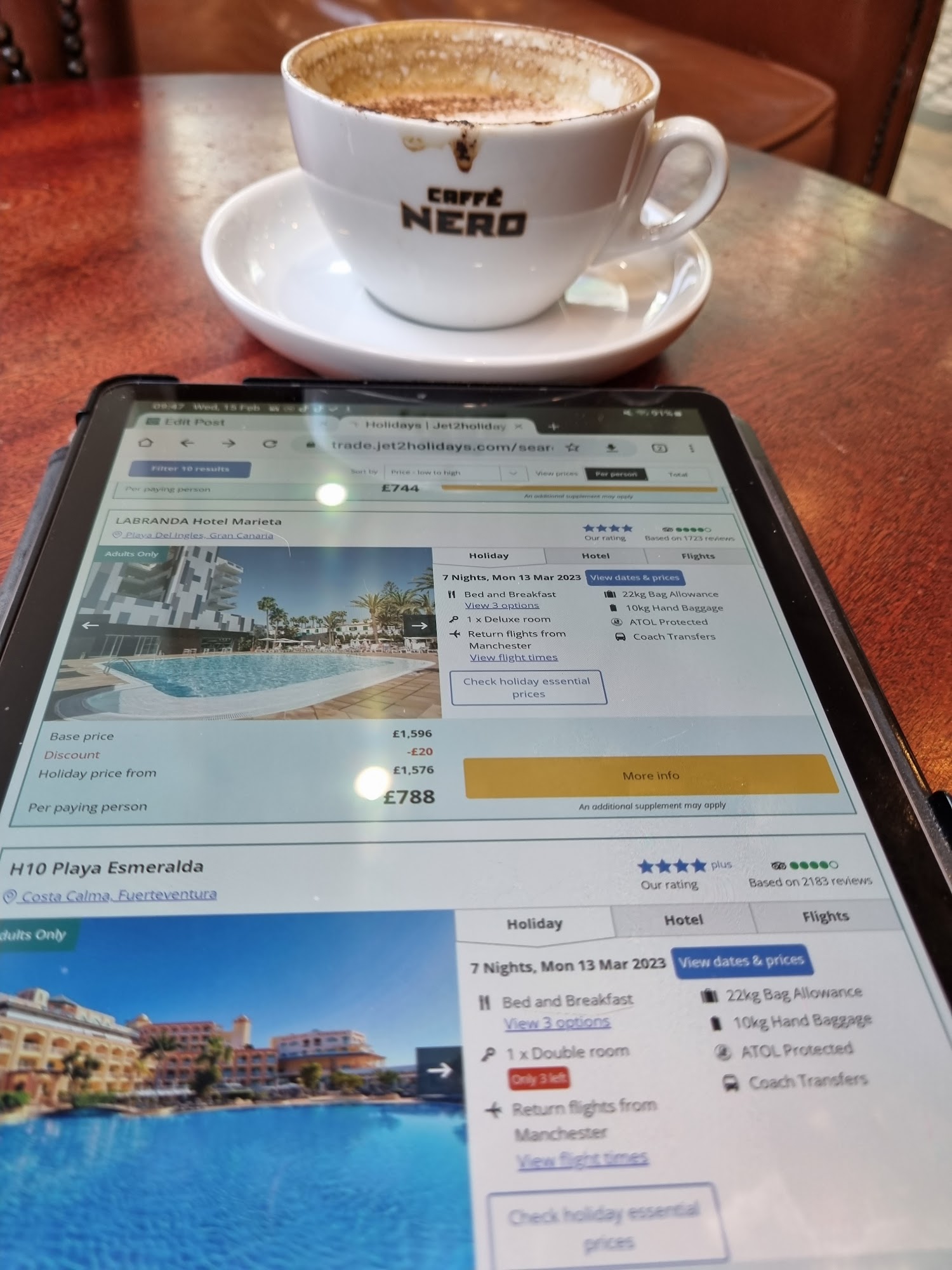 Caffè Nero Menu