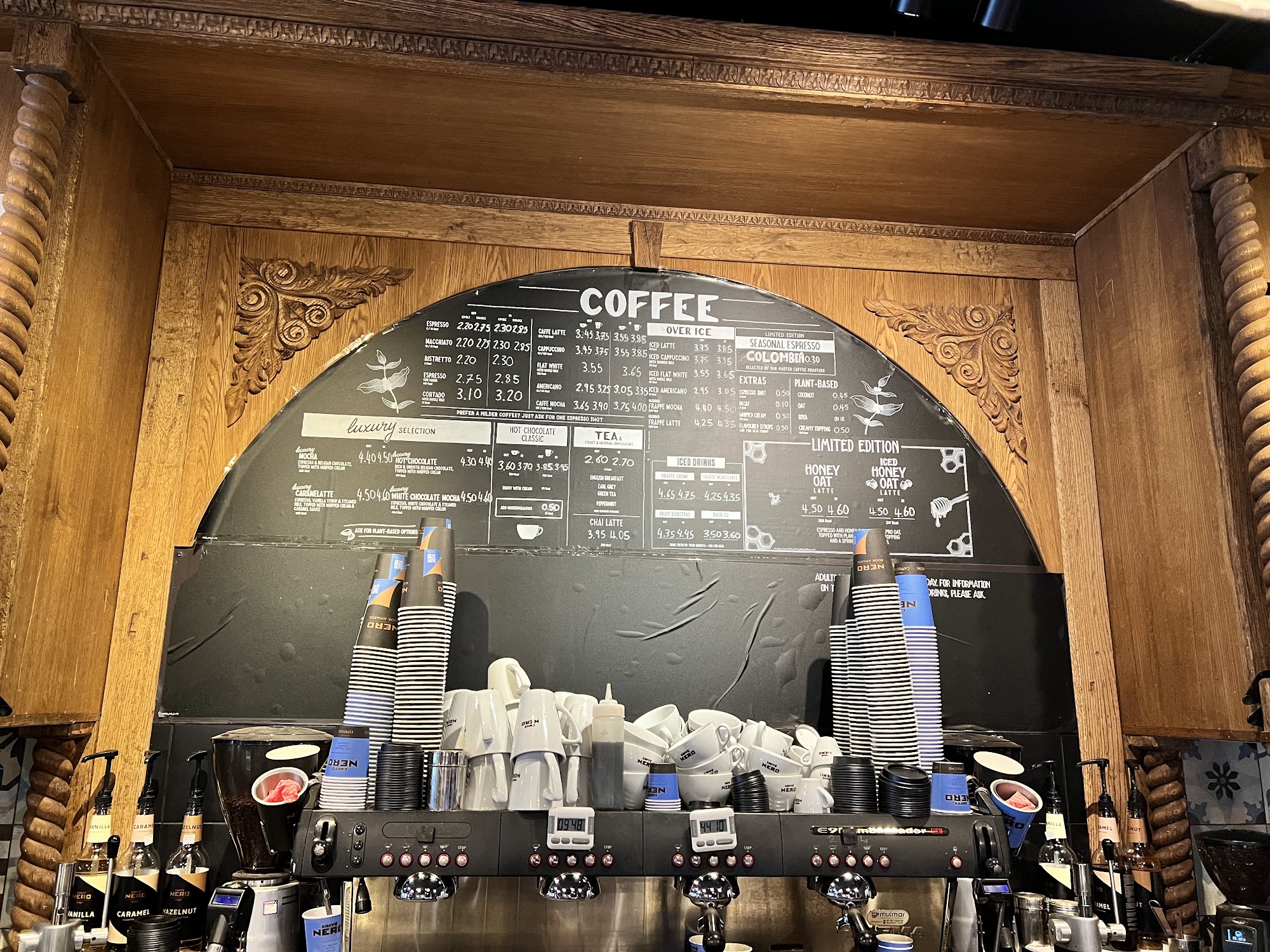 Caffè Nero Menu