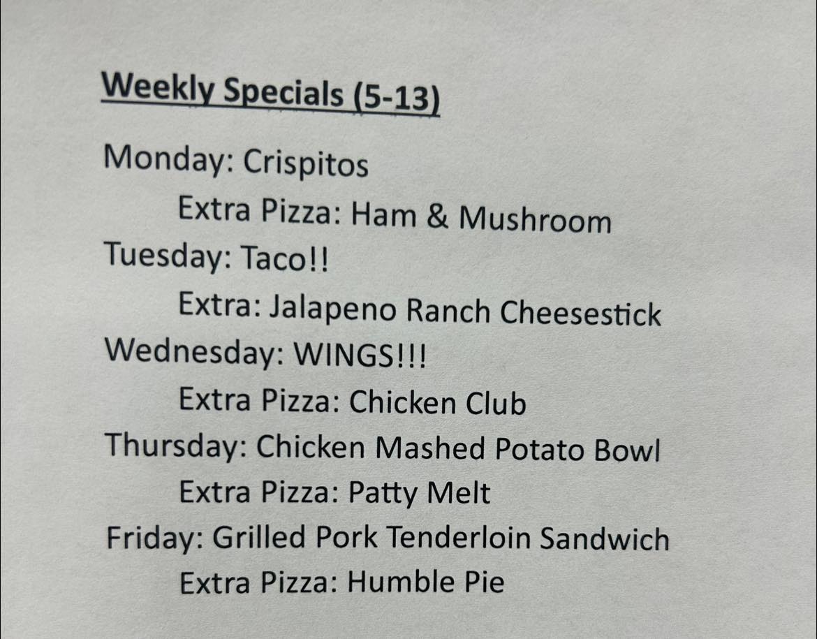 Godfather's Pizza Express Menu