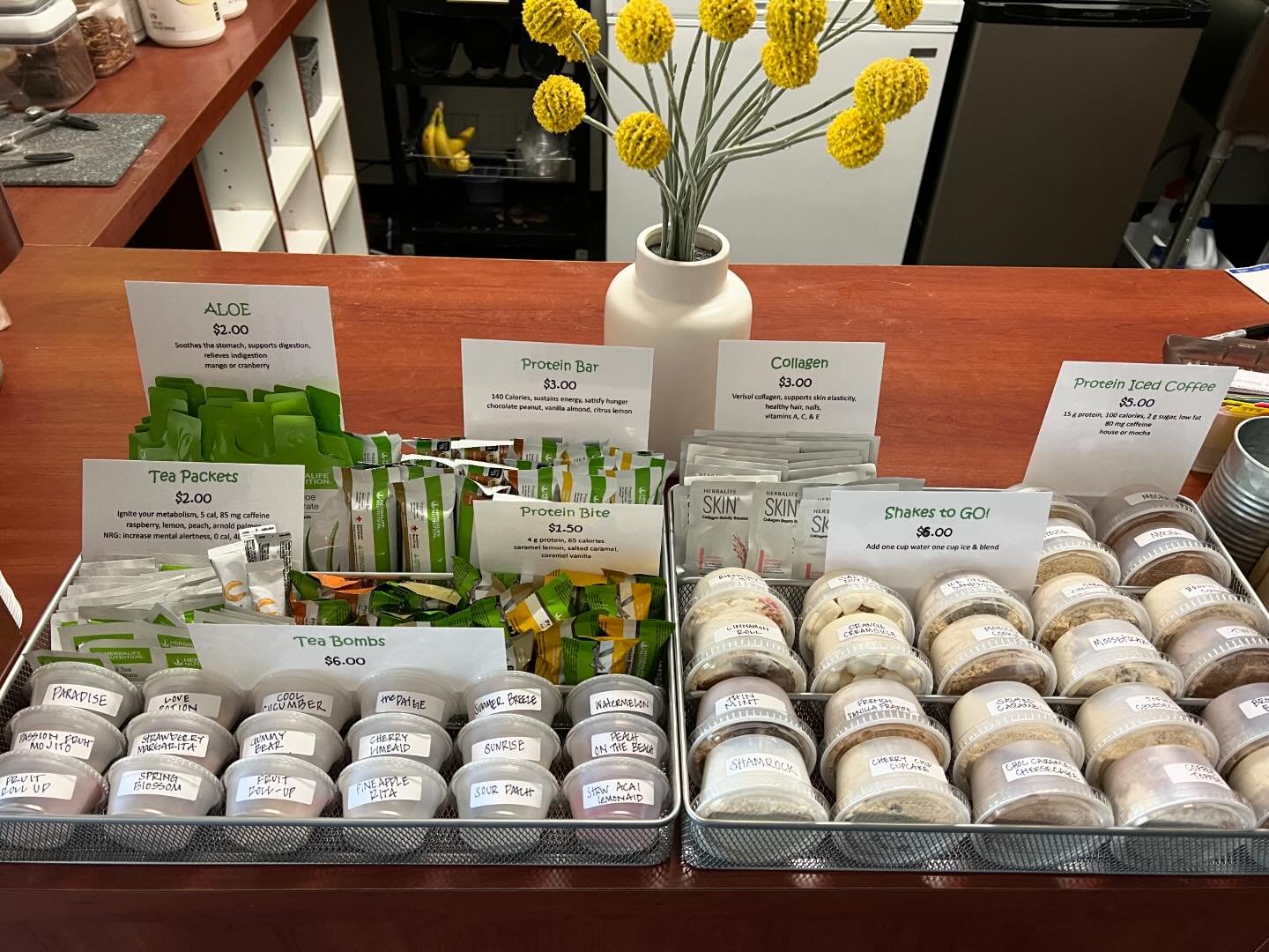 Herbalife - The Healthy Hub Menu